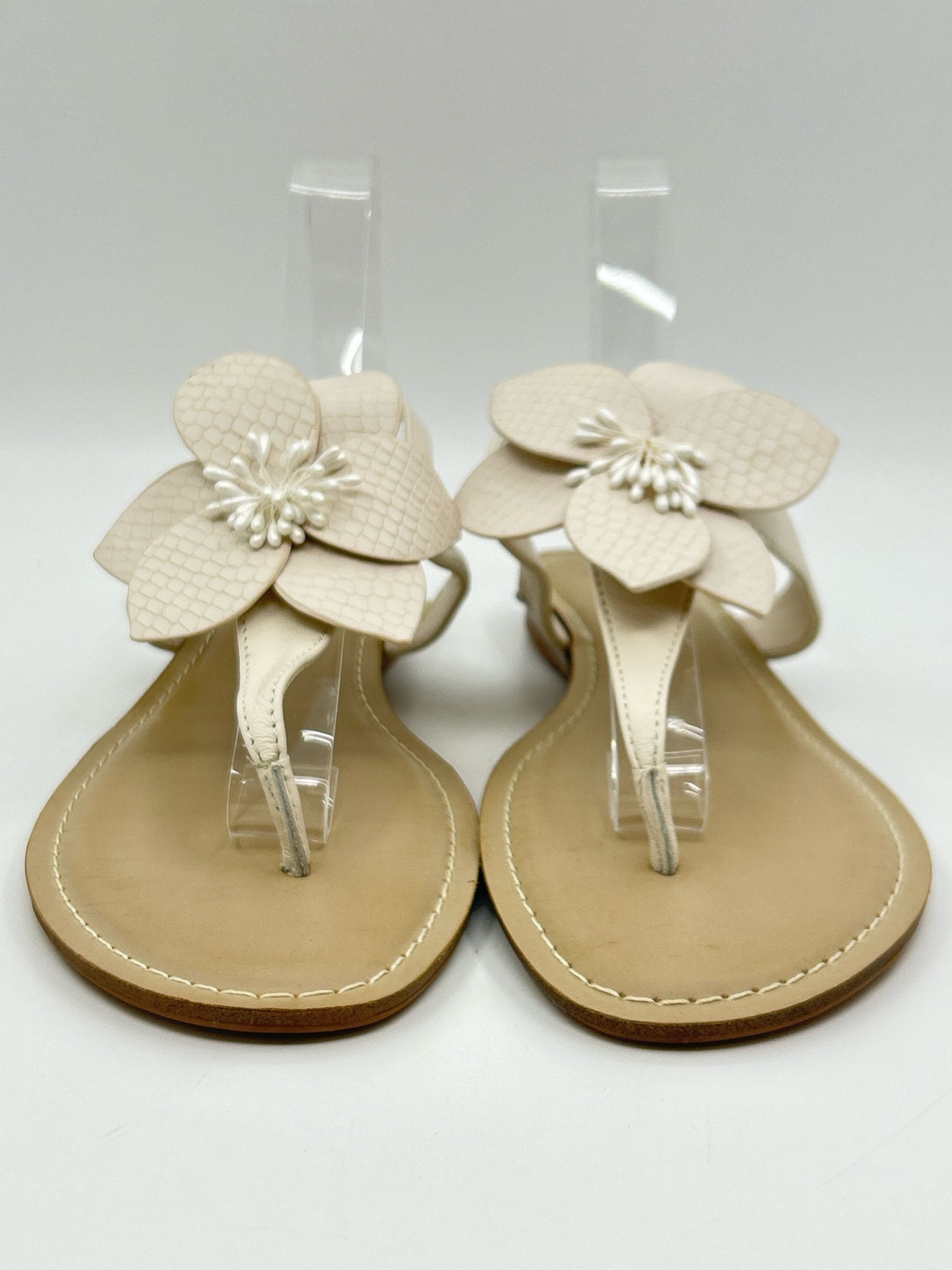 Alex Marie Size 10M Ivory Women Sandal