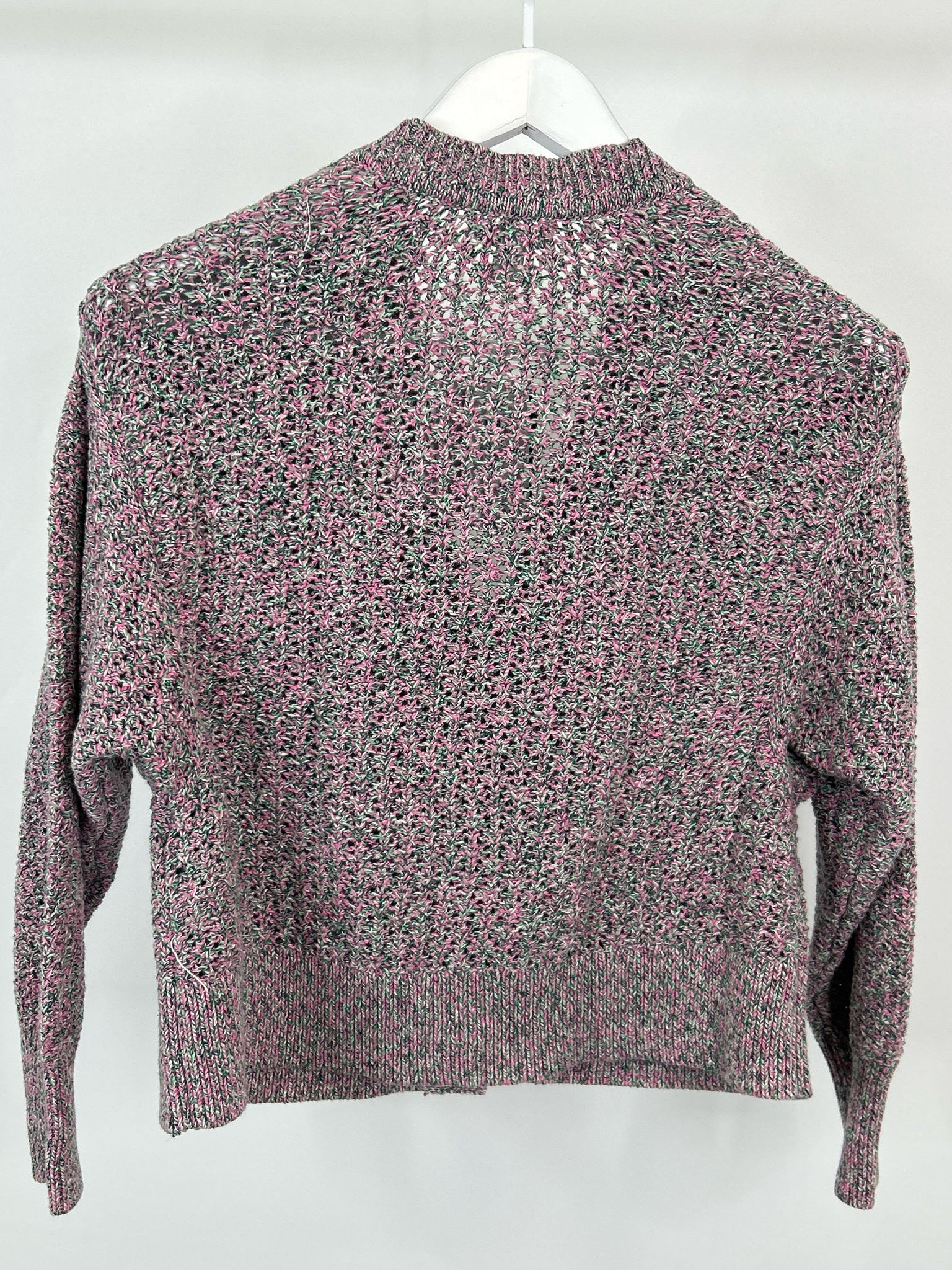 J JILL Size SP Pink and green Women Cardigan