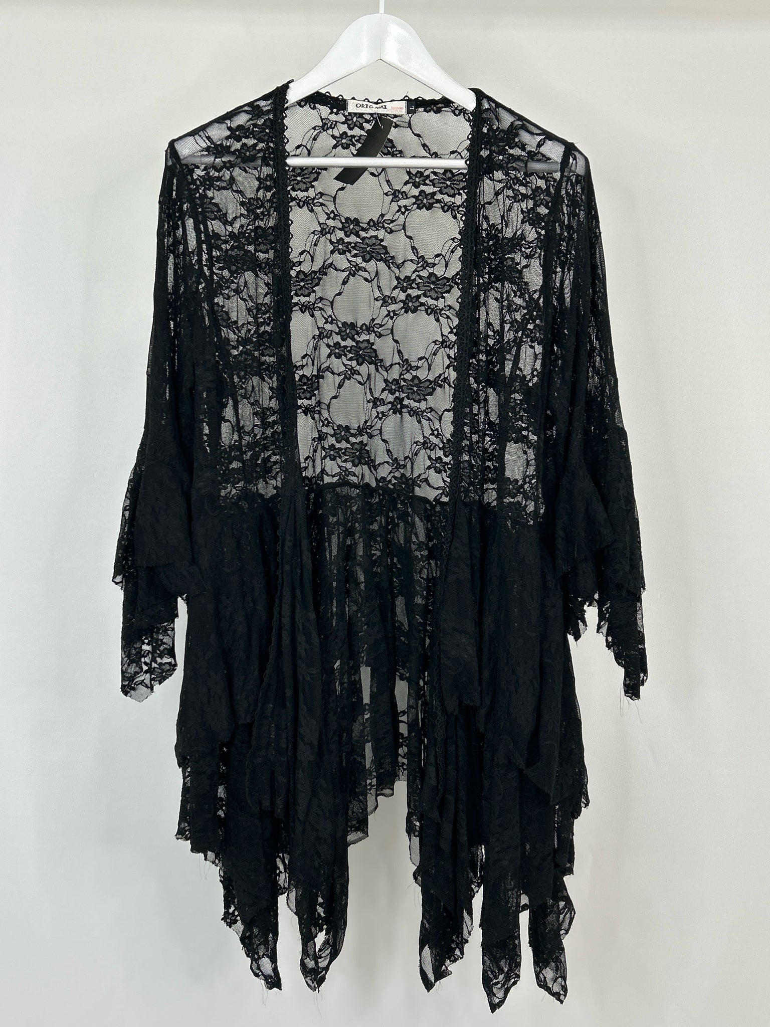 ORIGAMI Size L Black Women Cardigan