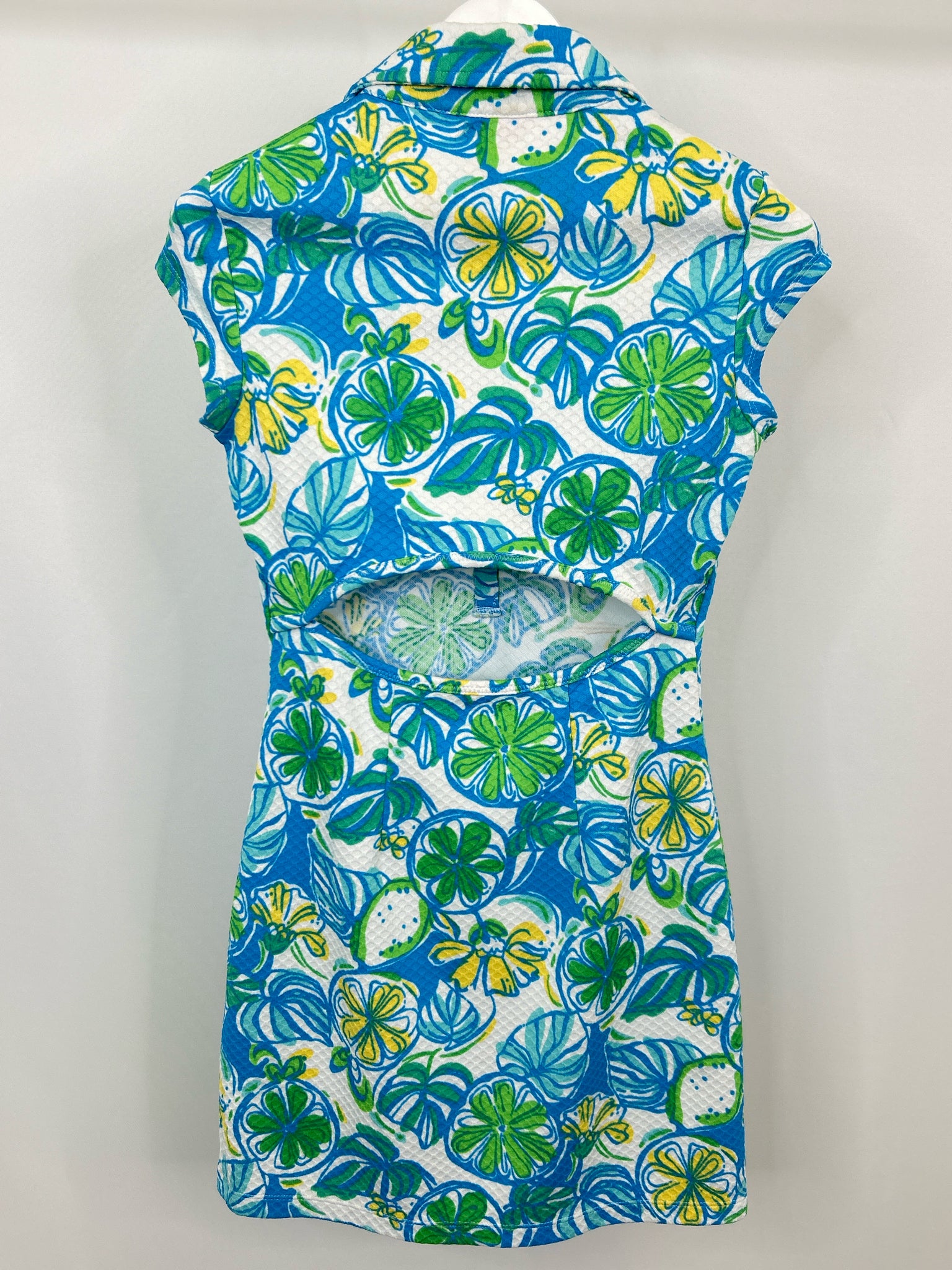 LILLY PULITZER Size S Blue Print Women Dress