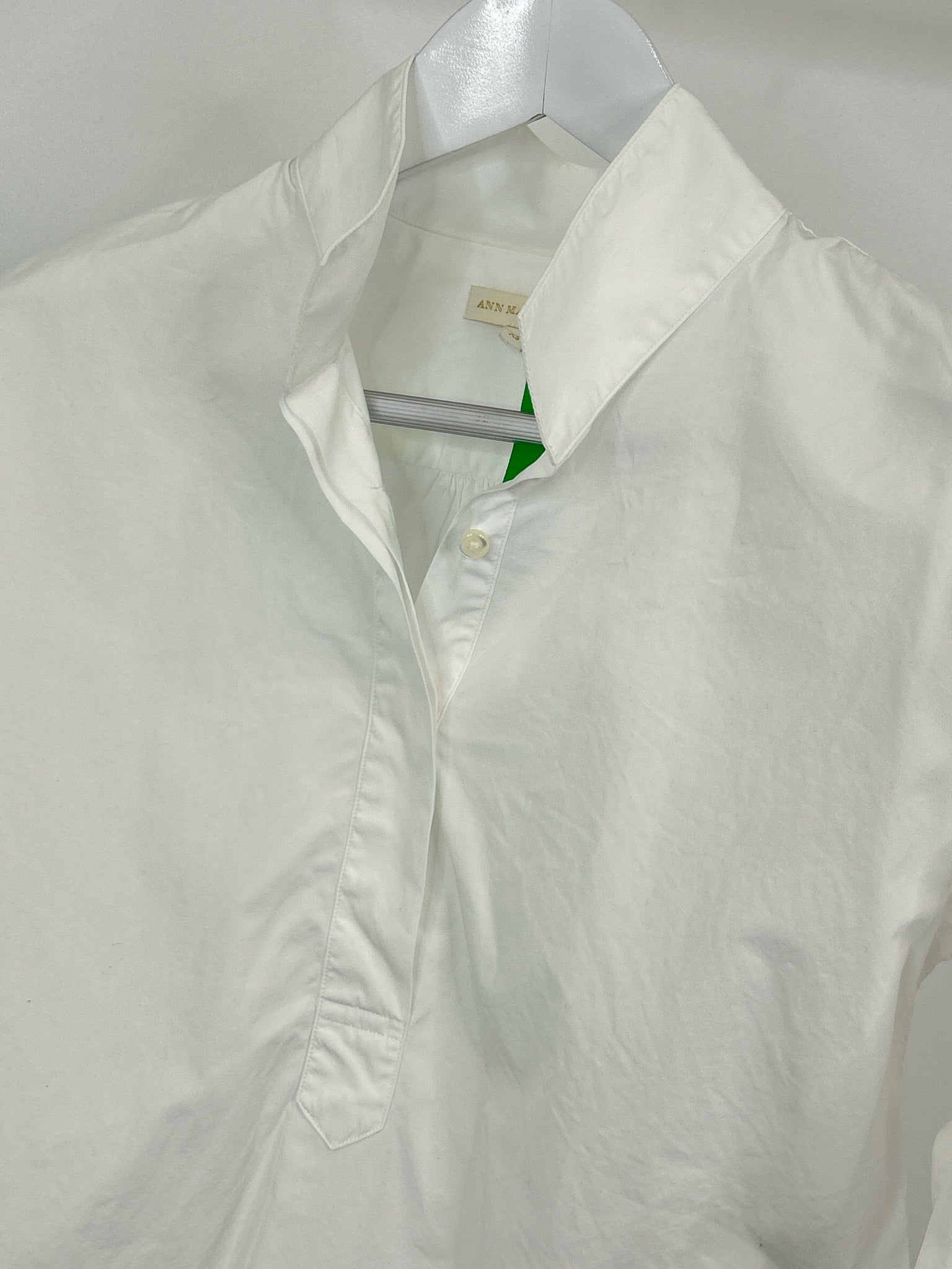 ANN MASHBURN Size XS White Women Top