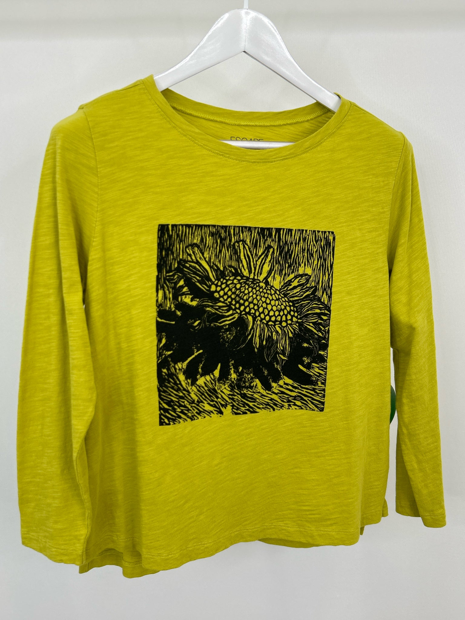 Escape by Habitat Clothes Size S Citron Women Top NWT