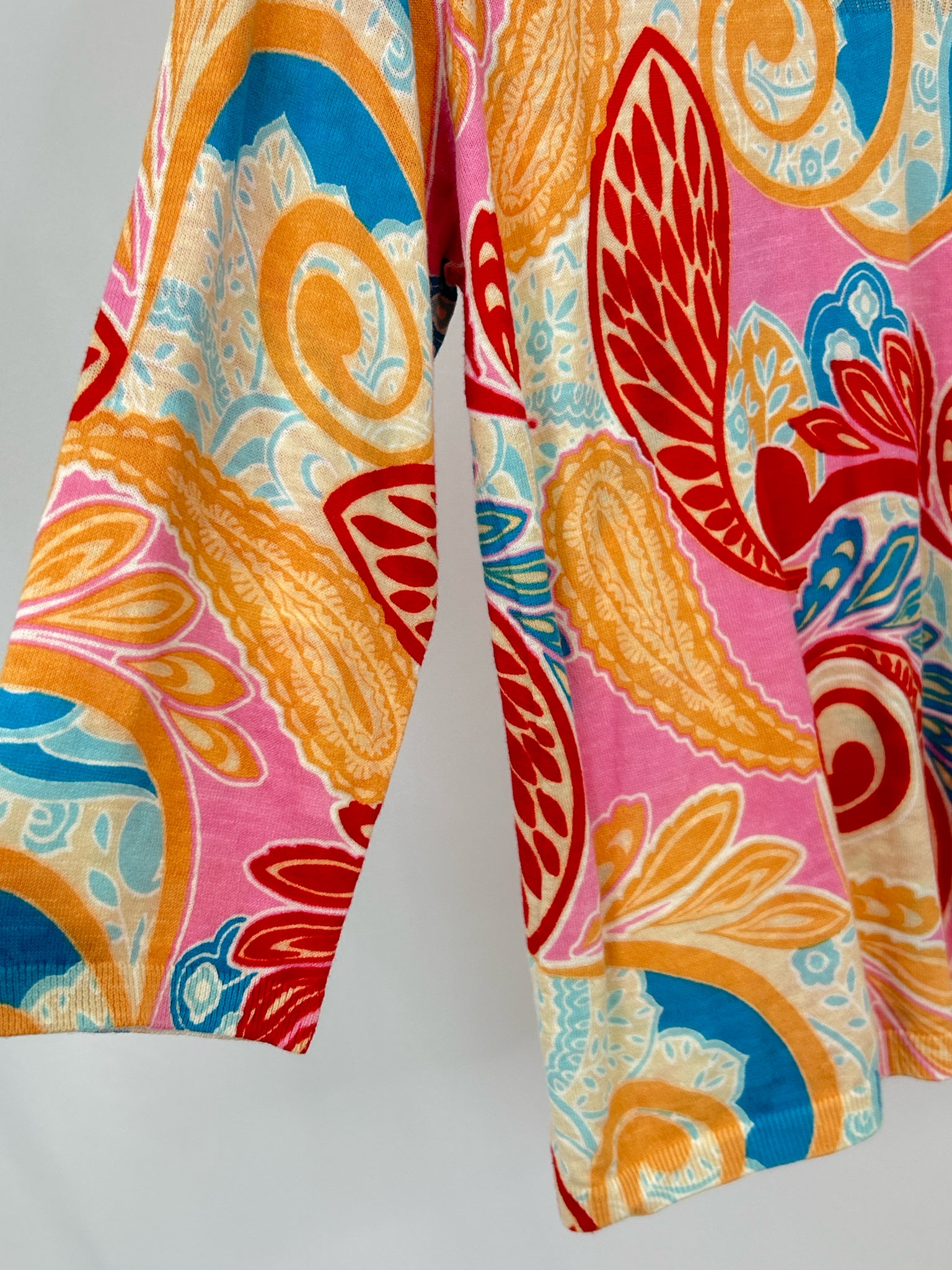 TALBOTS Size XLP pink & orange Women Top
