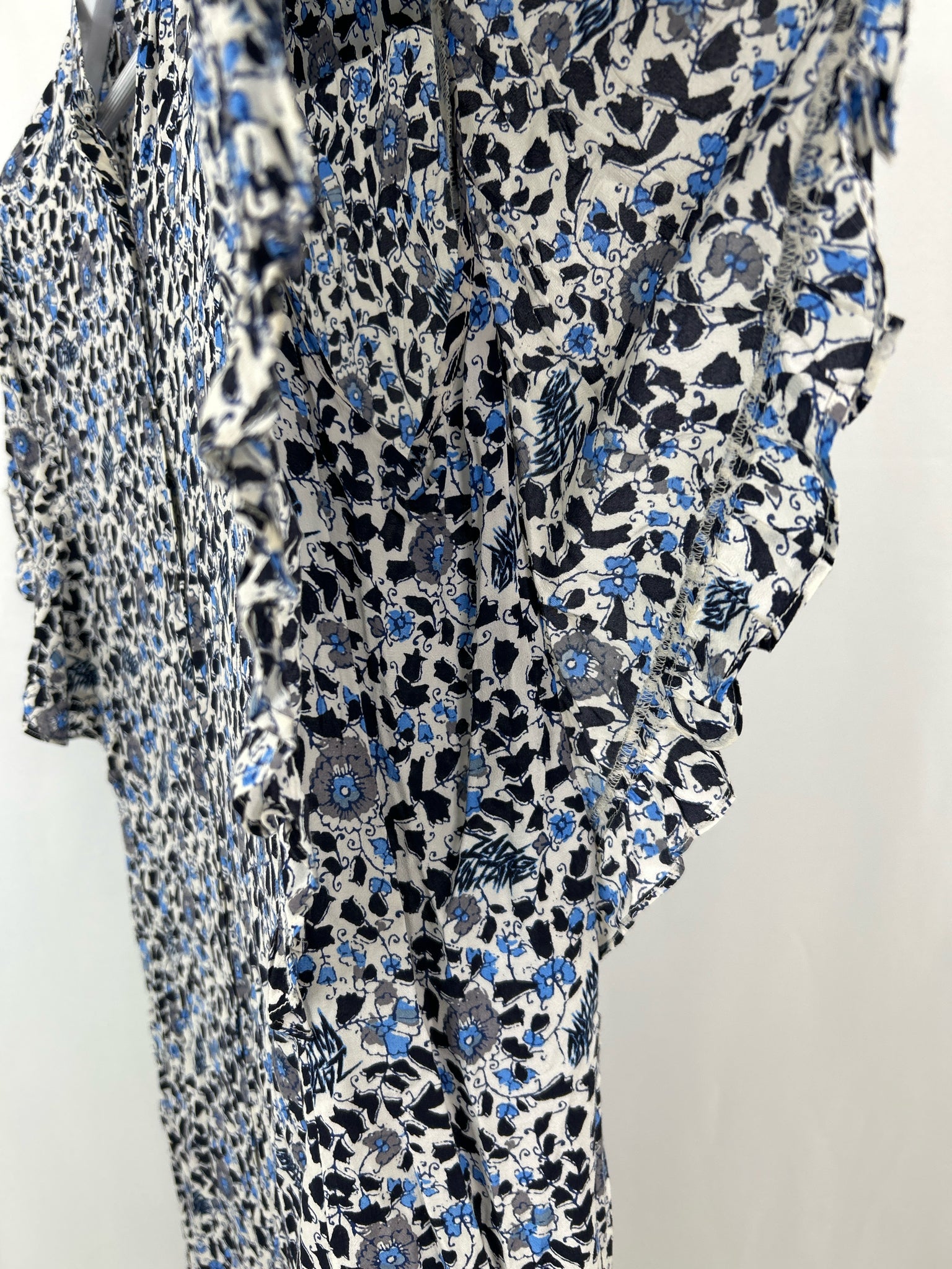 ZADIG&VOLTAIRE Size M Blue Print Women Dress