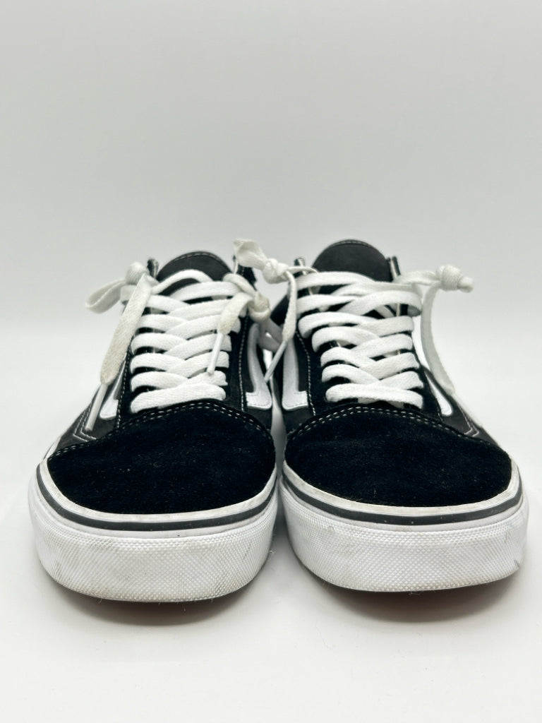 VANS Women Size 9.5 Black and White Sneakers