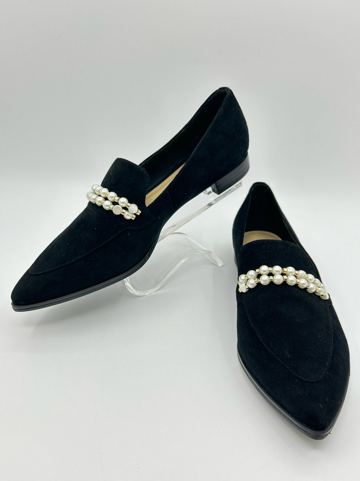 MARC FISHER Size 9M Black Women Loafer
