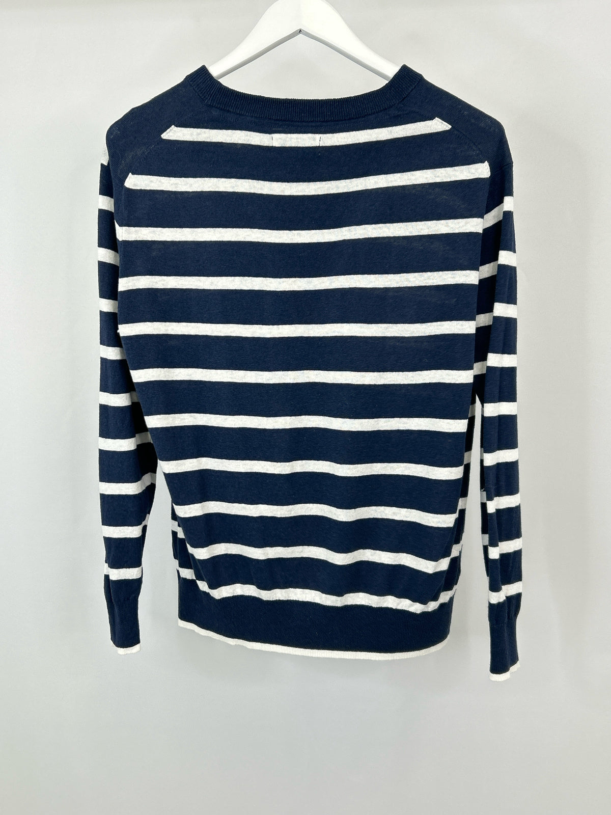 LAKE Size M Navy & White Women Sweater
