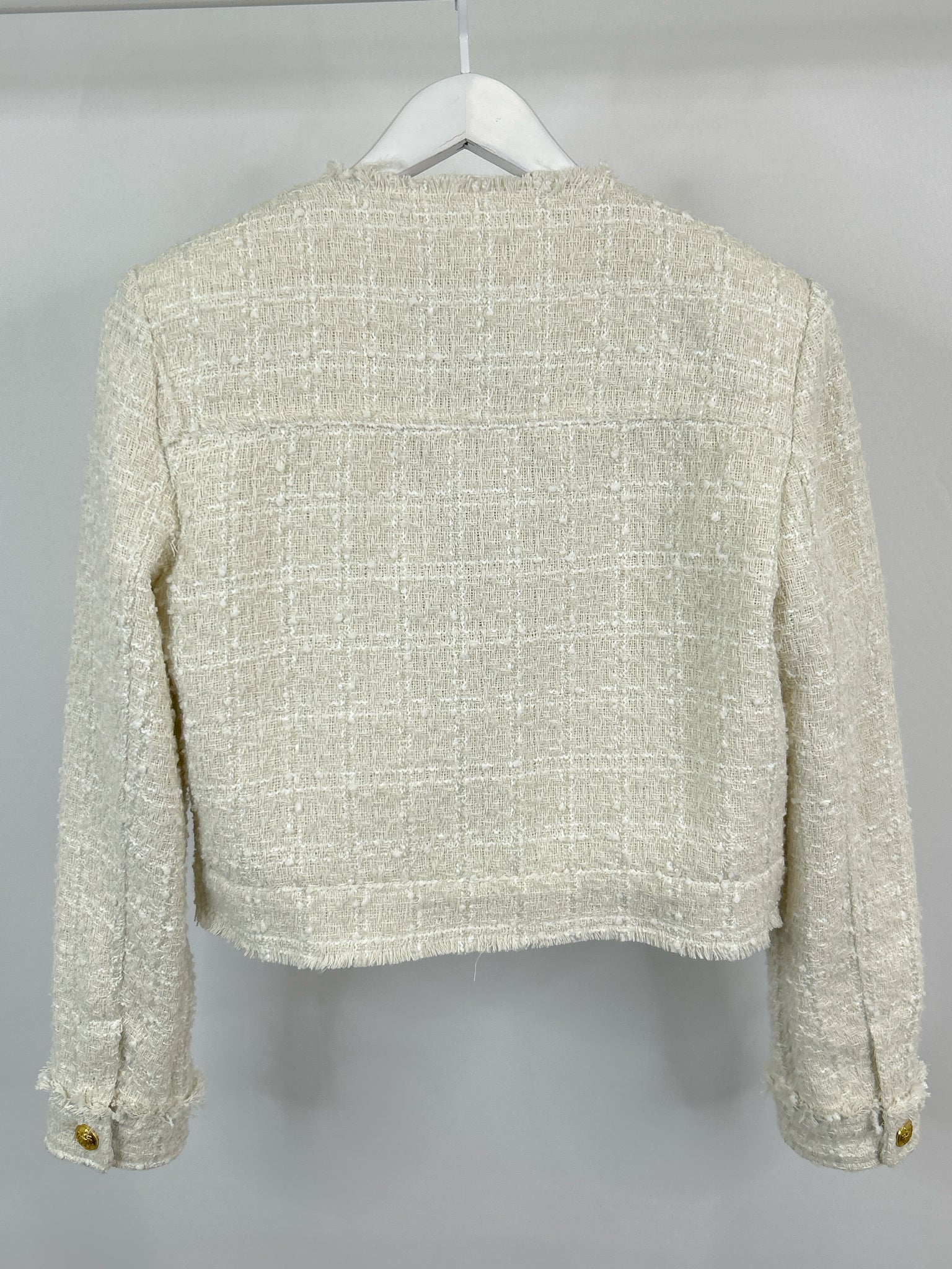 MARK EDWARDS STUDIO Size M Ivory Women Blazer