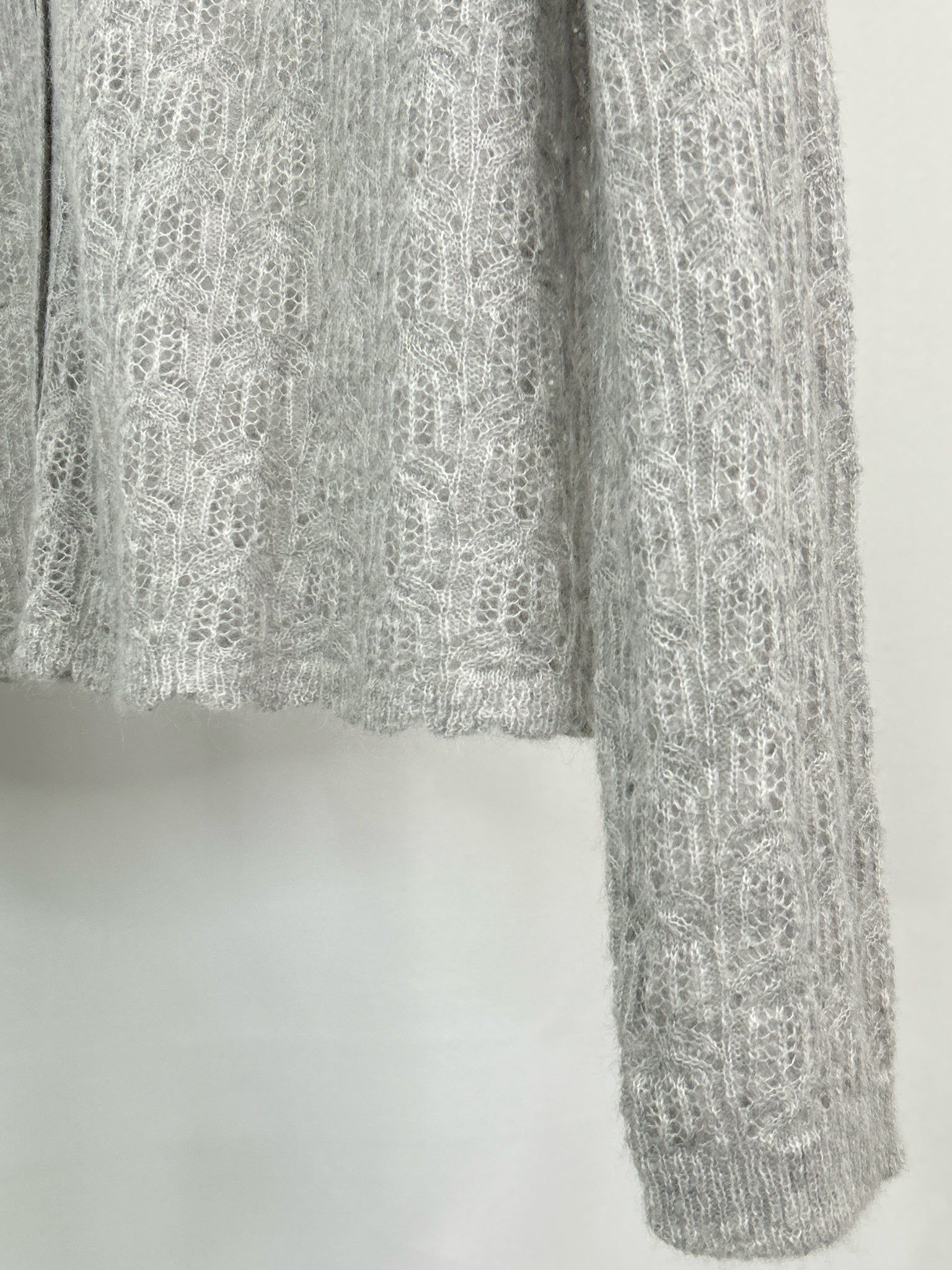 SUNDANCE Size L Grey Women Cardigan NWT