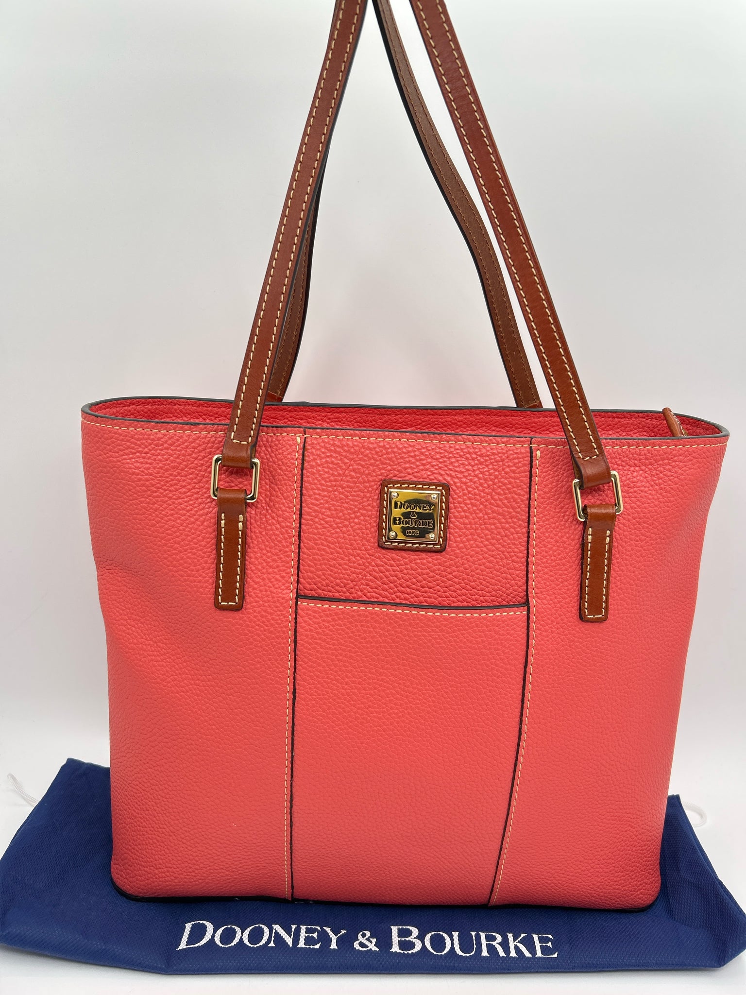 DOONEY & BOURKE Coral and Brown Women Purse