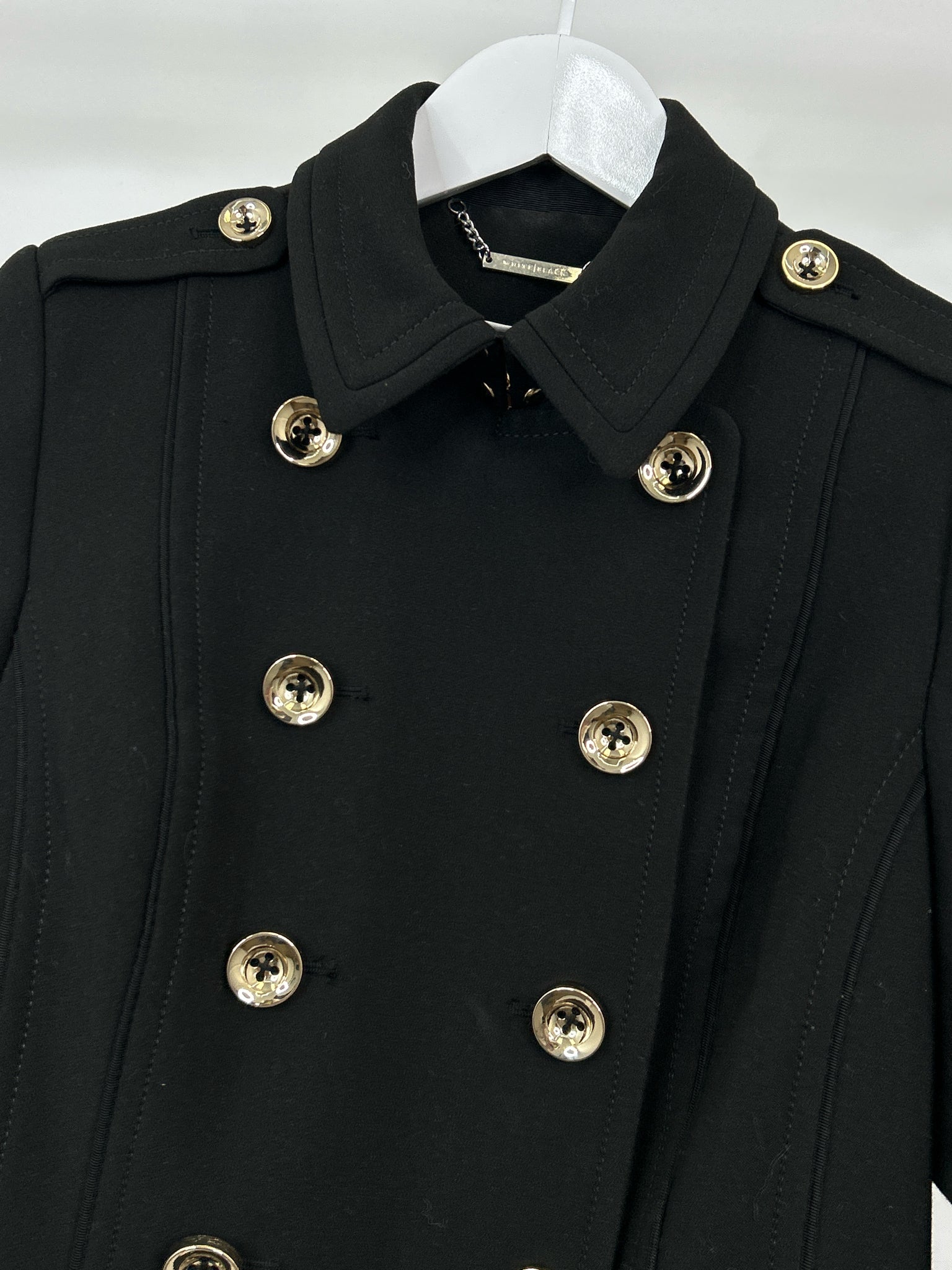 White House Black Market Size S Black Women Coat