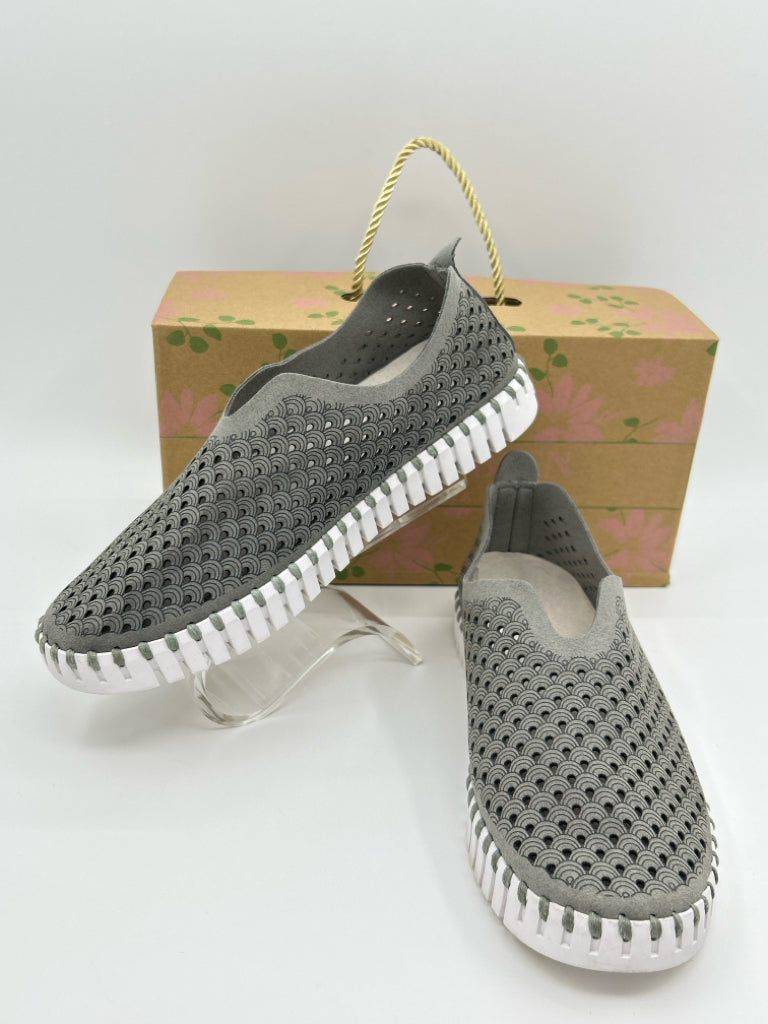 ILSE JACOBSEN Size 37 Gray Women's Shoes