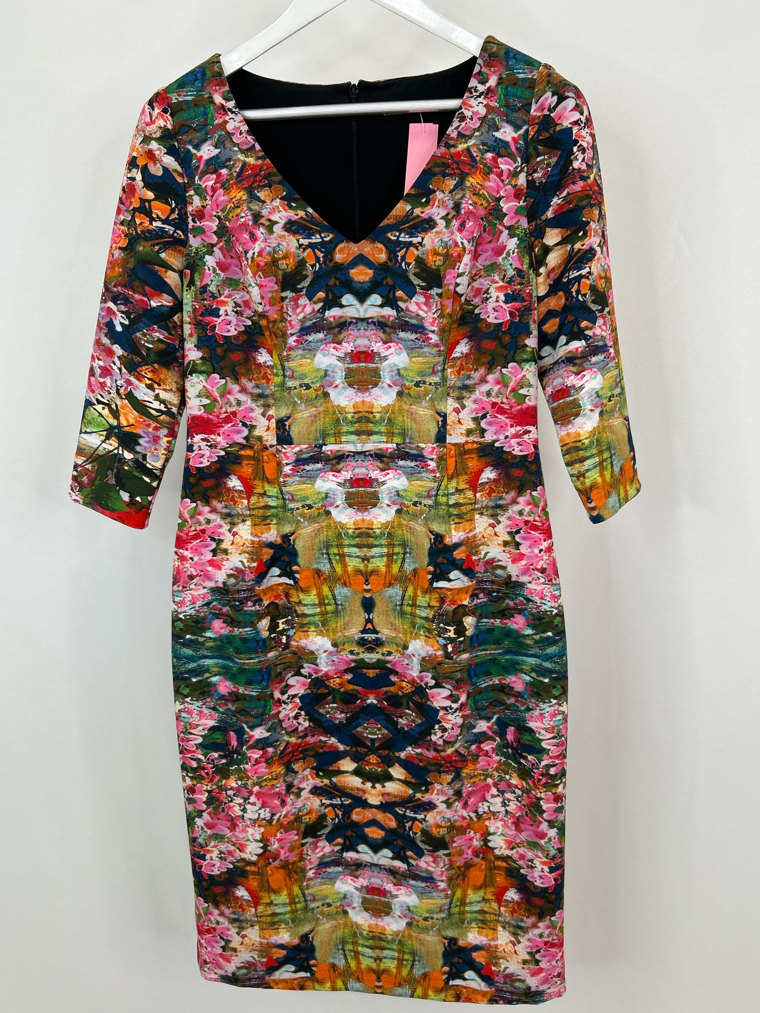 BLACK HALO Size 12 Multi-Color Women Dress