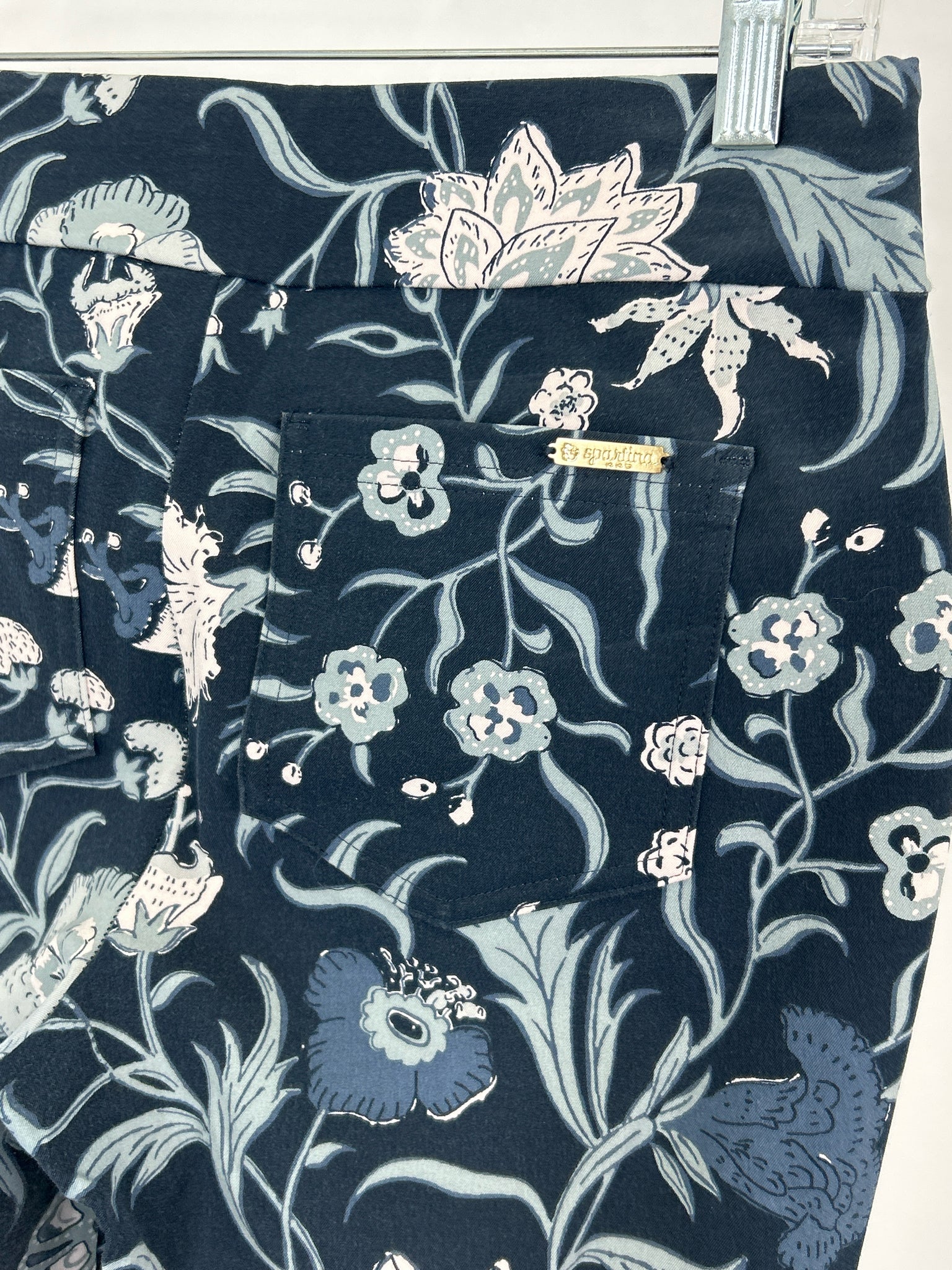 SPARTINA Size S NAVY FLORAL Women Pants