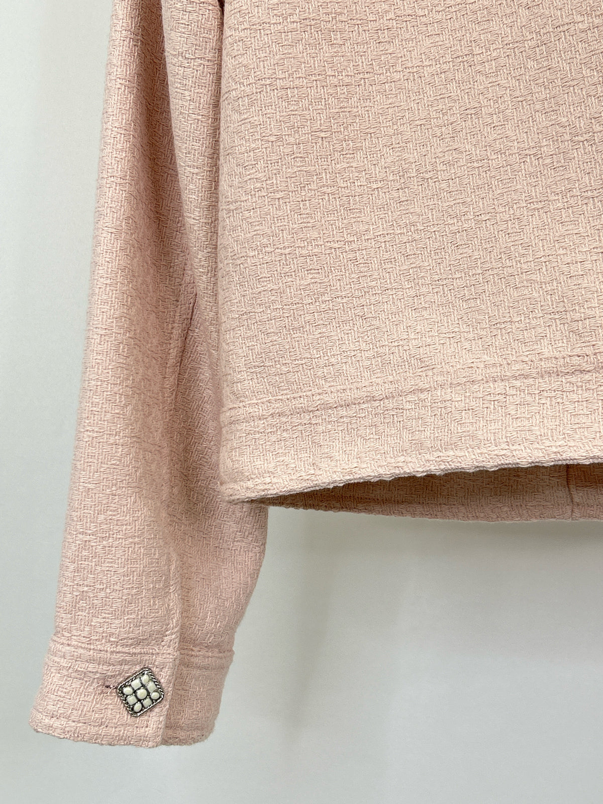 CHICO'S Size M Blush Pink Women Jacket NWT