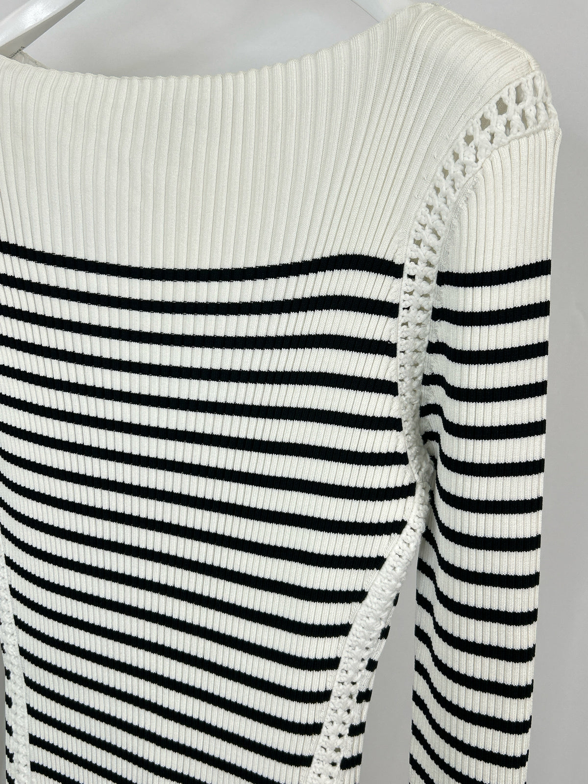 White House Black Market Size XL Black and White Women Dress