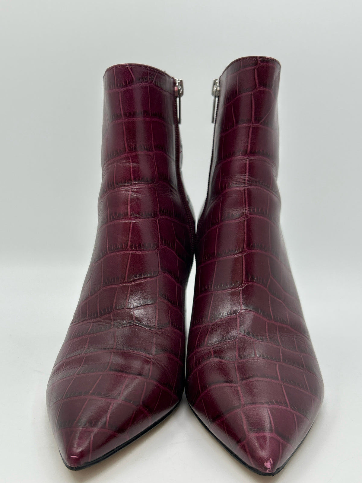MARC FISHER Size 8.5M Burgundy Women Booties