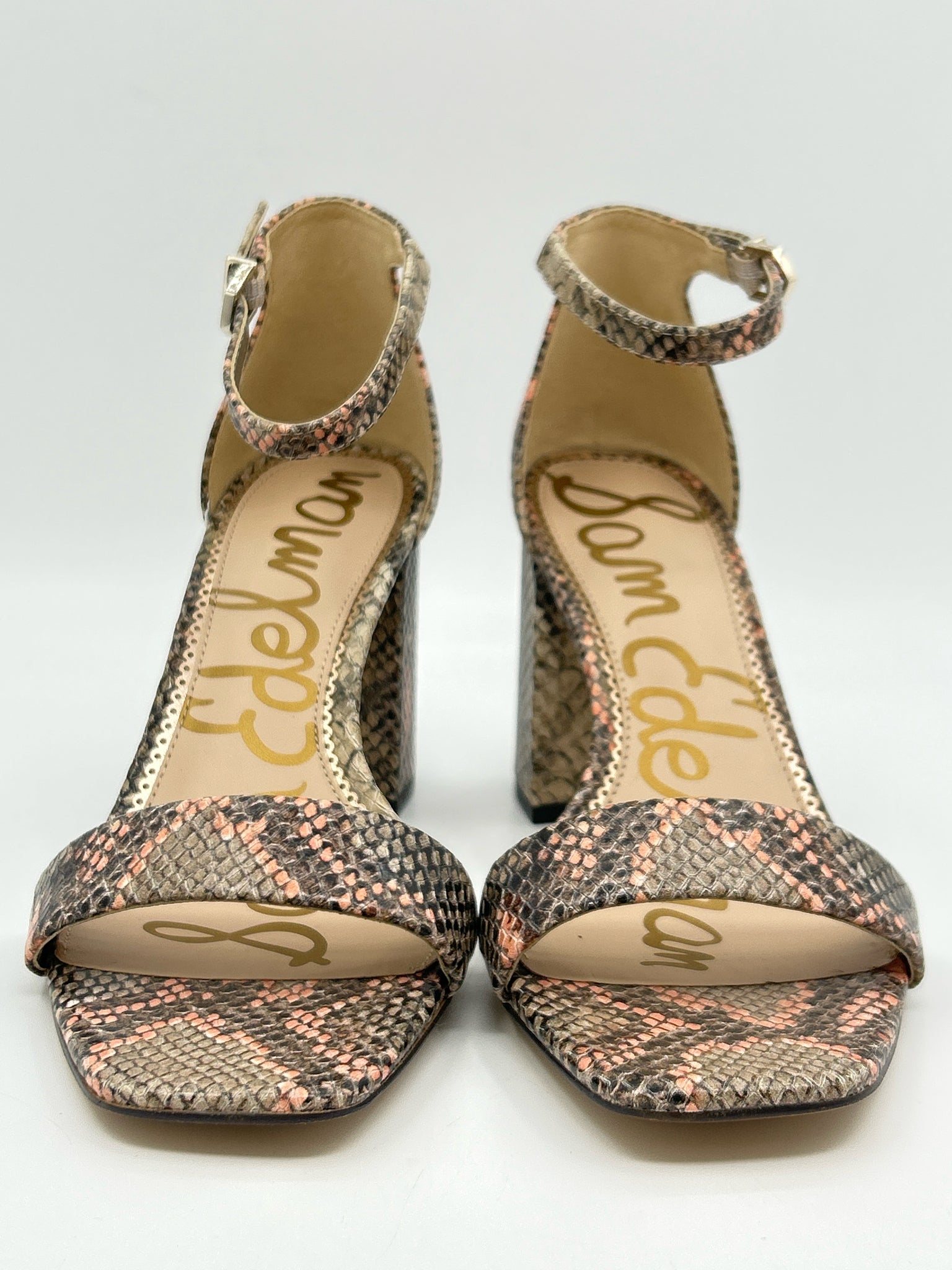SAM EDELMAN Size 8 Animal Print Women Sandal