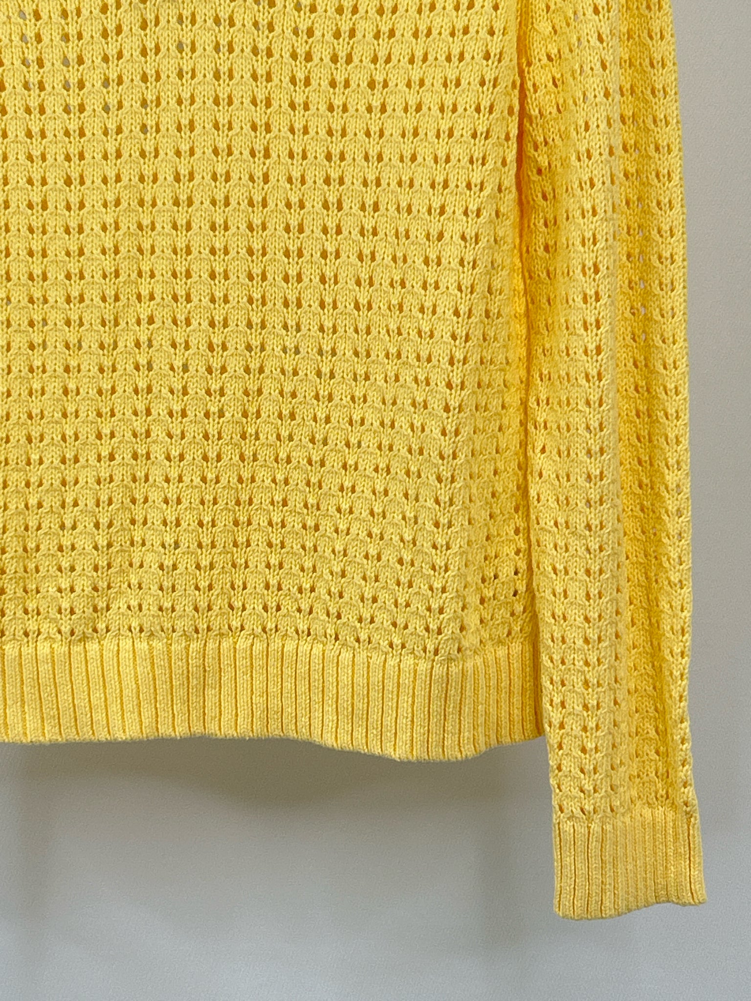 TALBOTS Size M Yellow Women Sweater