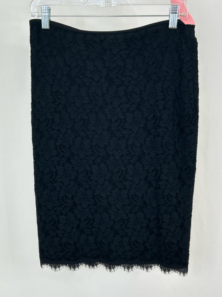 DIANE VON FURSTENBERG Women Size 10 Black Skirt