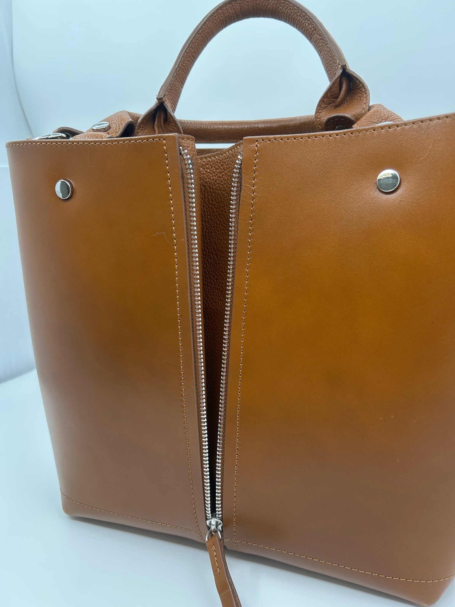 ZARA COGNAC Women Tote