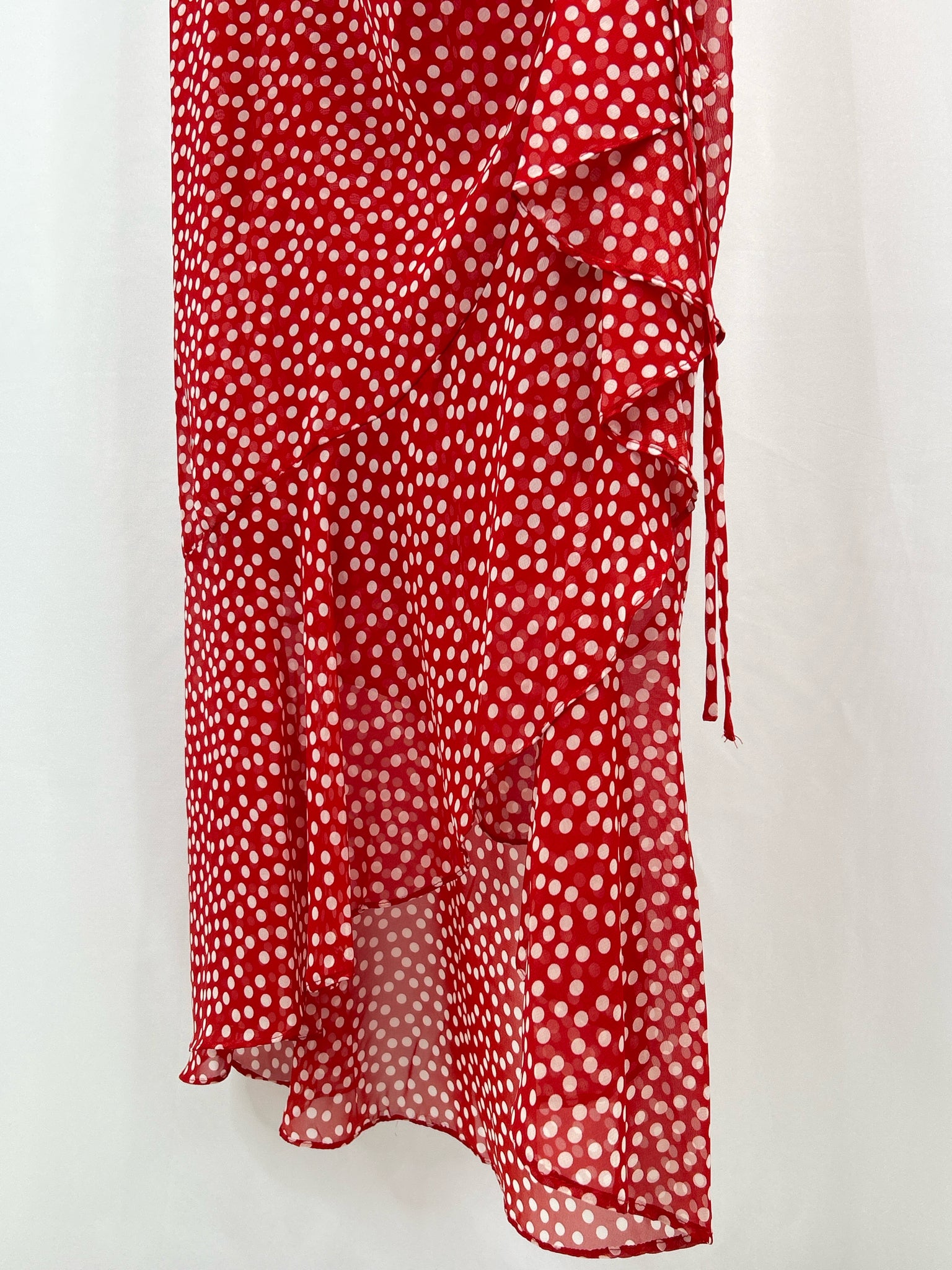 Julia Jordan Size 8 red and white Women Dress