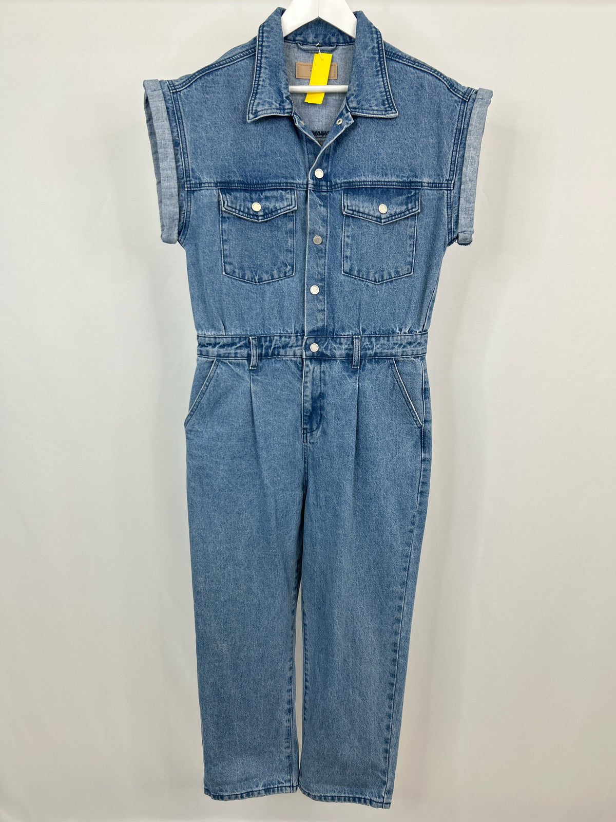 BLANKNYC Size M BLUE DENIM Women Jumpsuit