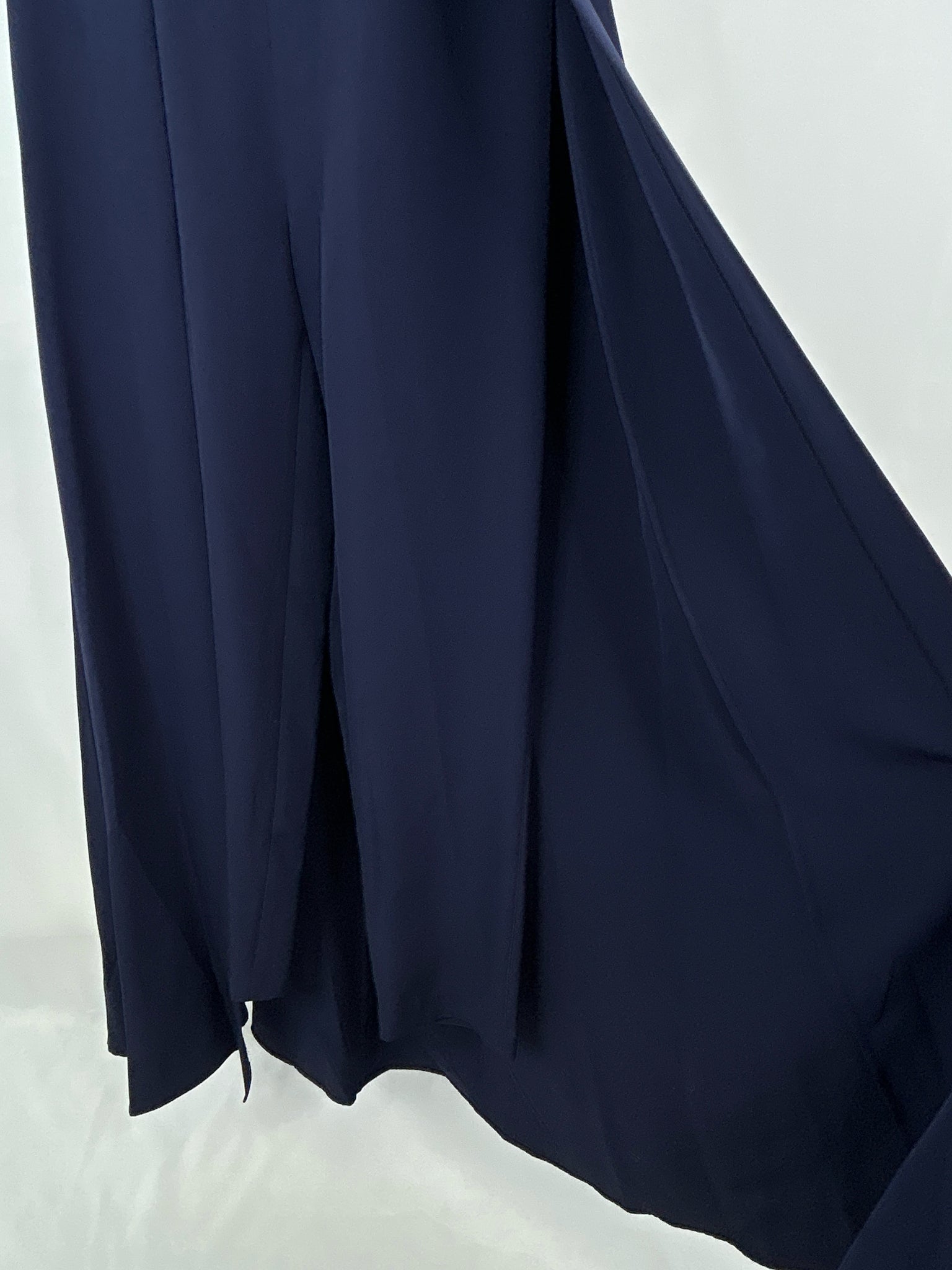 KAY UNGER Size 4 Navy Women Jumpsuit NWT