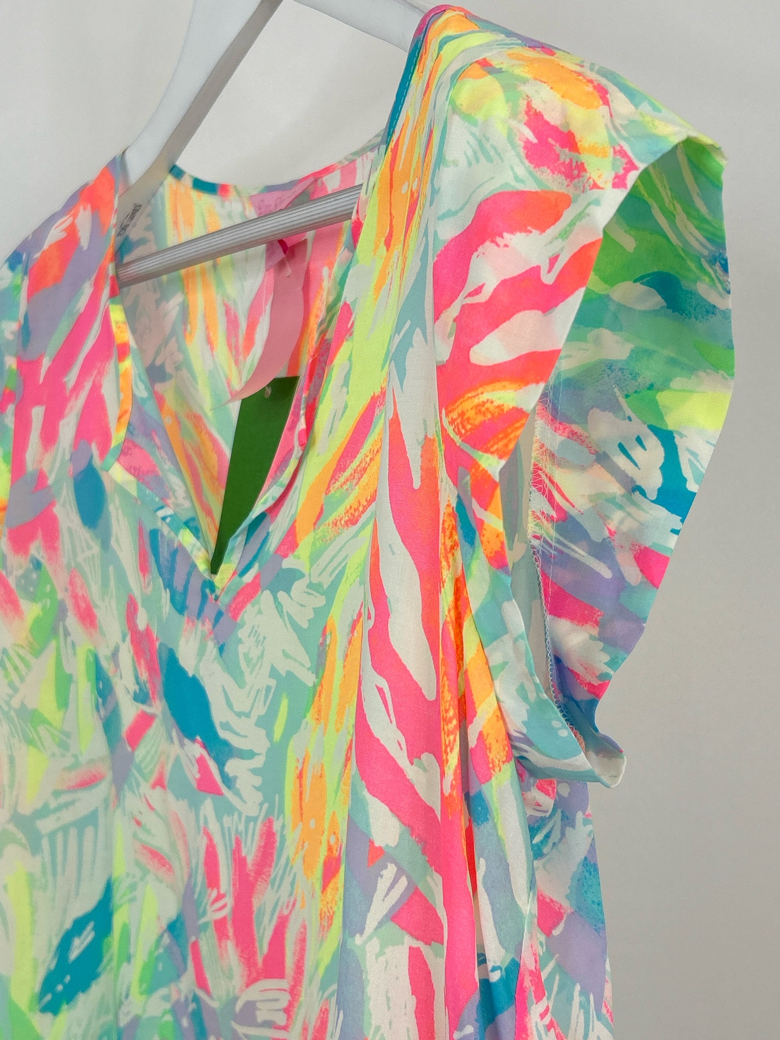 LILLY PULITZER Size S Pink Print Women Top NWT
