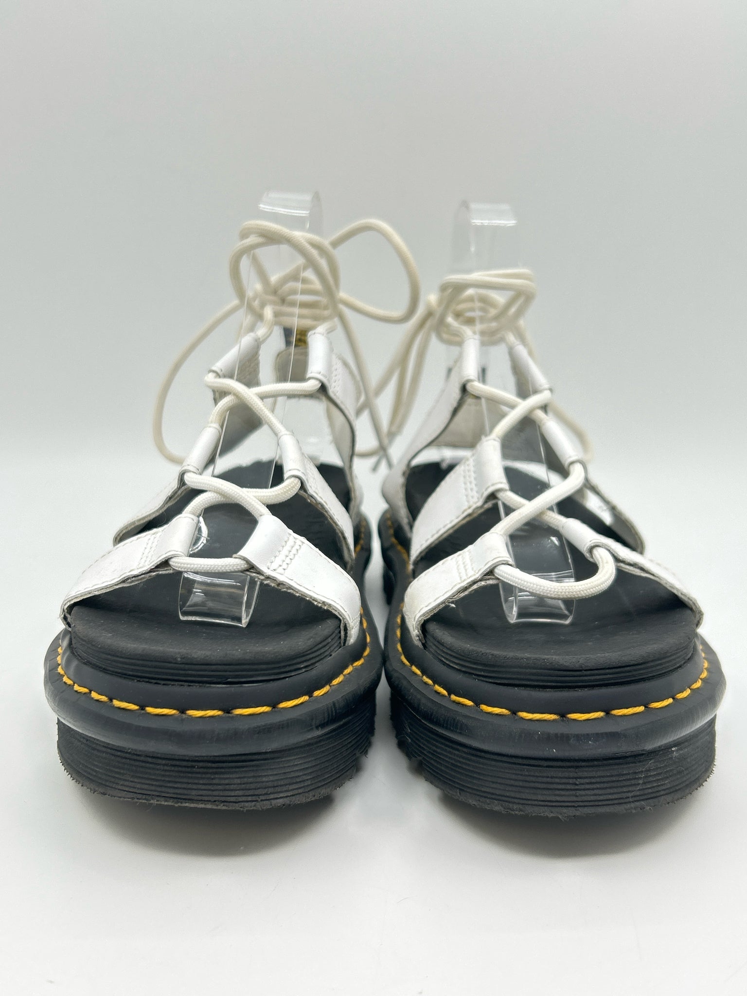 DR. MARTENS Size 7 White and black Women Sandal