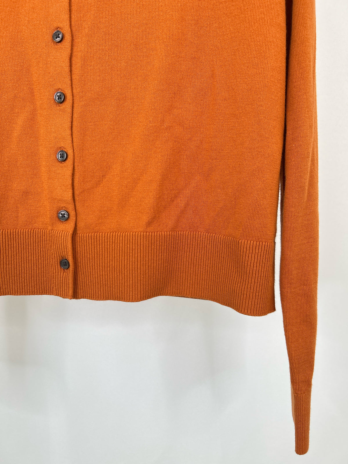 BANANA REPUBLIC Factory Size M Orange Women Cardigan