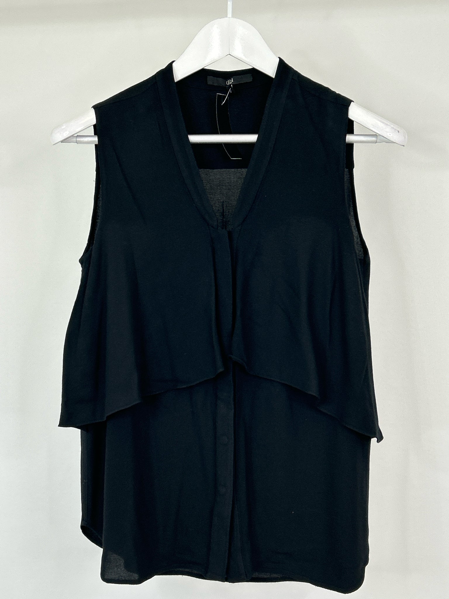 TIBI Size 6 Black Women Blouse