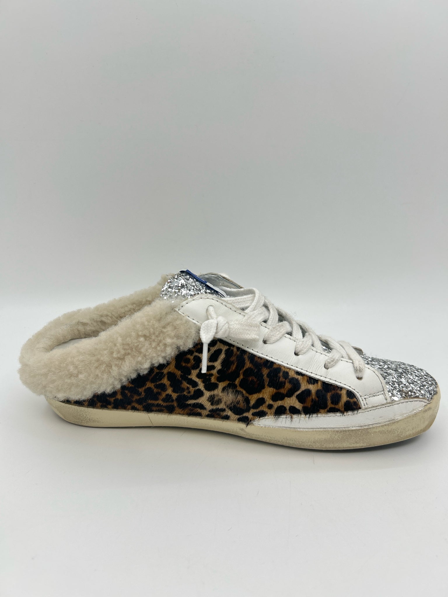 GOLDEN GOOSE Size 8 Brown and Black Women Sneakers