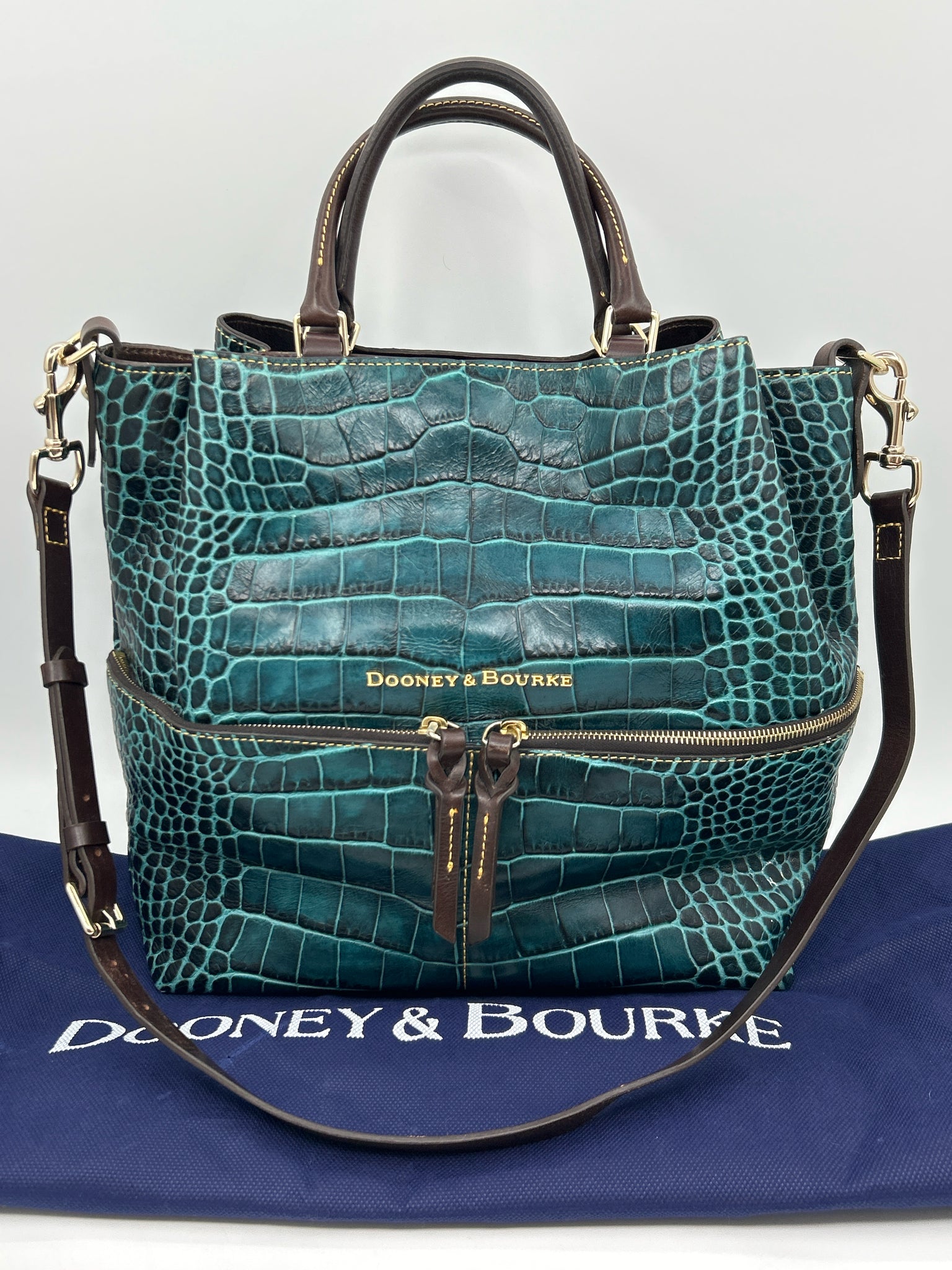 DOONEY & BOURKE TEAL AND BROWN Women Purse