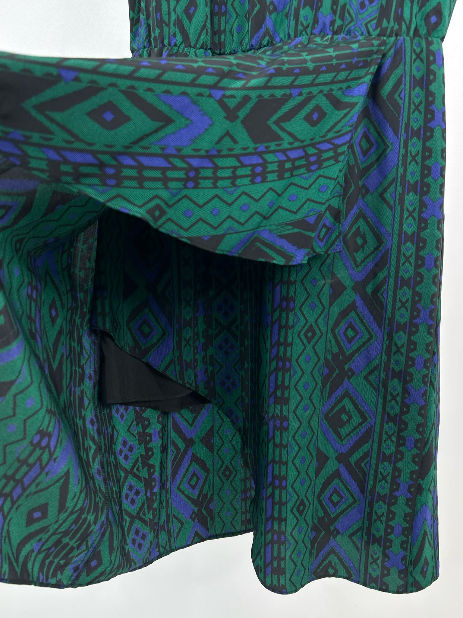 AMANDA UPRICHARD Size S Green and Lilac Women Dress NWT