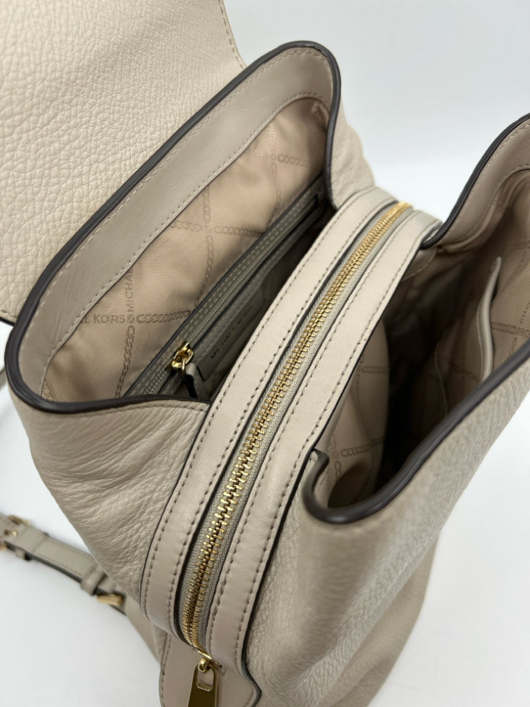 MICHAEL KORS Putty Leather Backpack