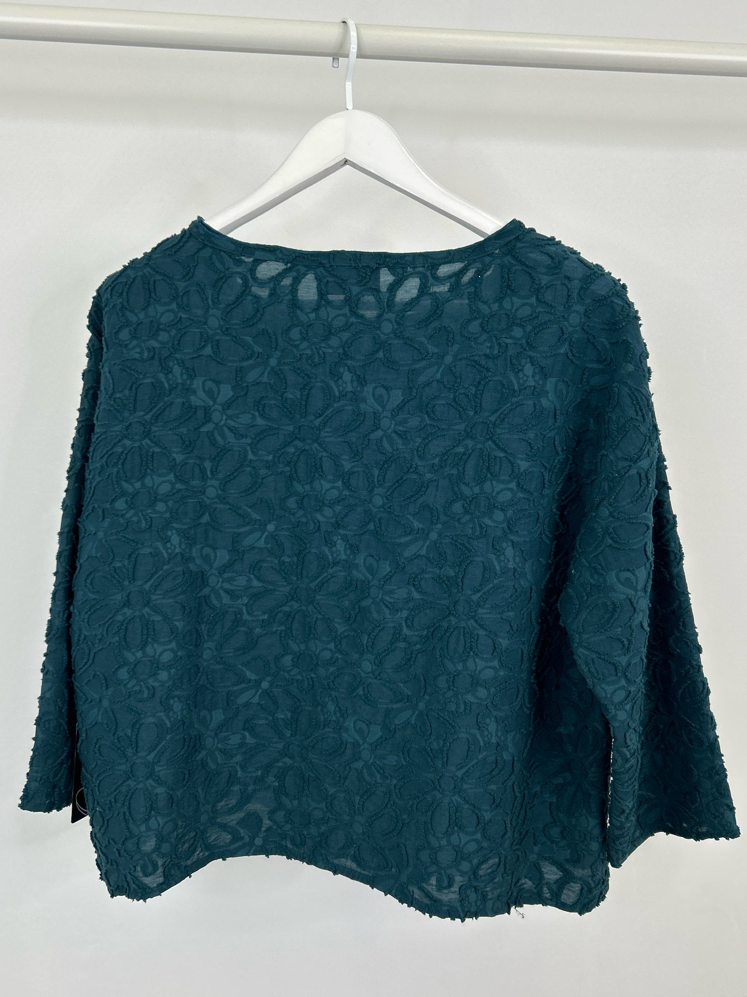 OLIVIA BY HABITAT CLOTHES Size S Dark Teal Women Top NWT
