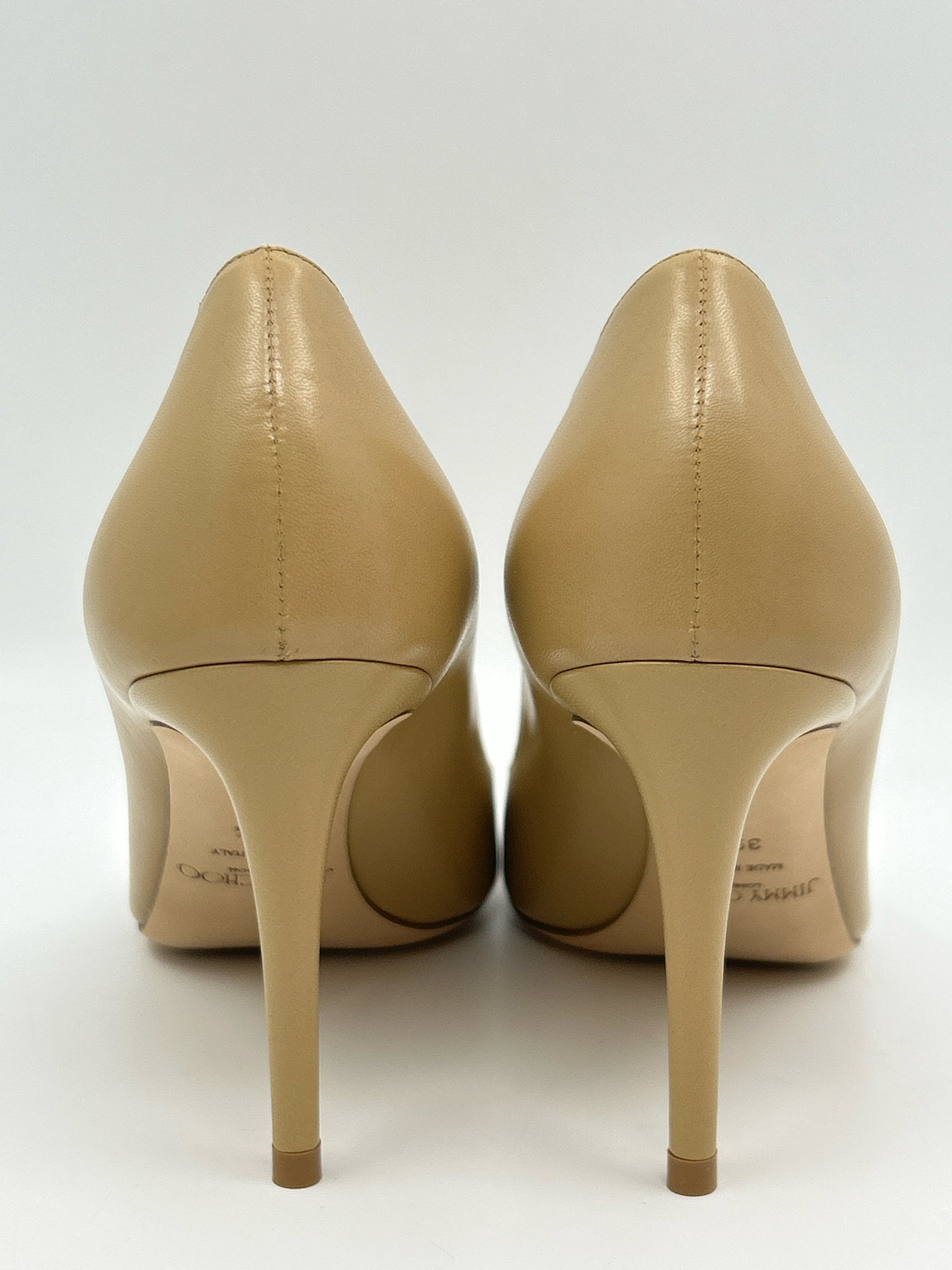 JIMMY CHOO Size 39.5 Nude Women Pumps NIB