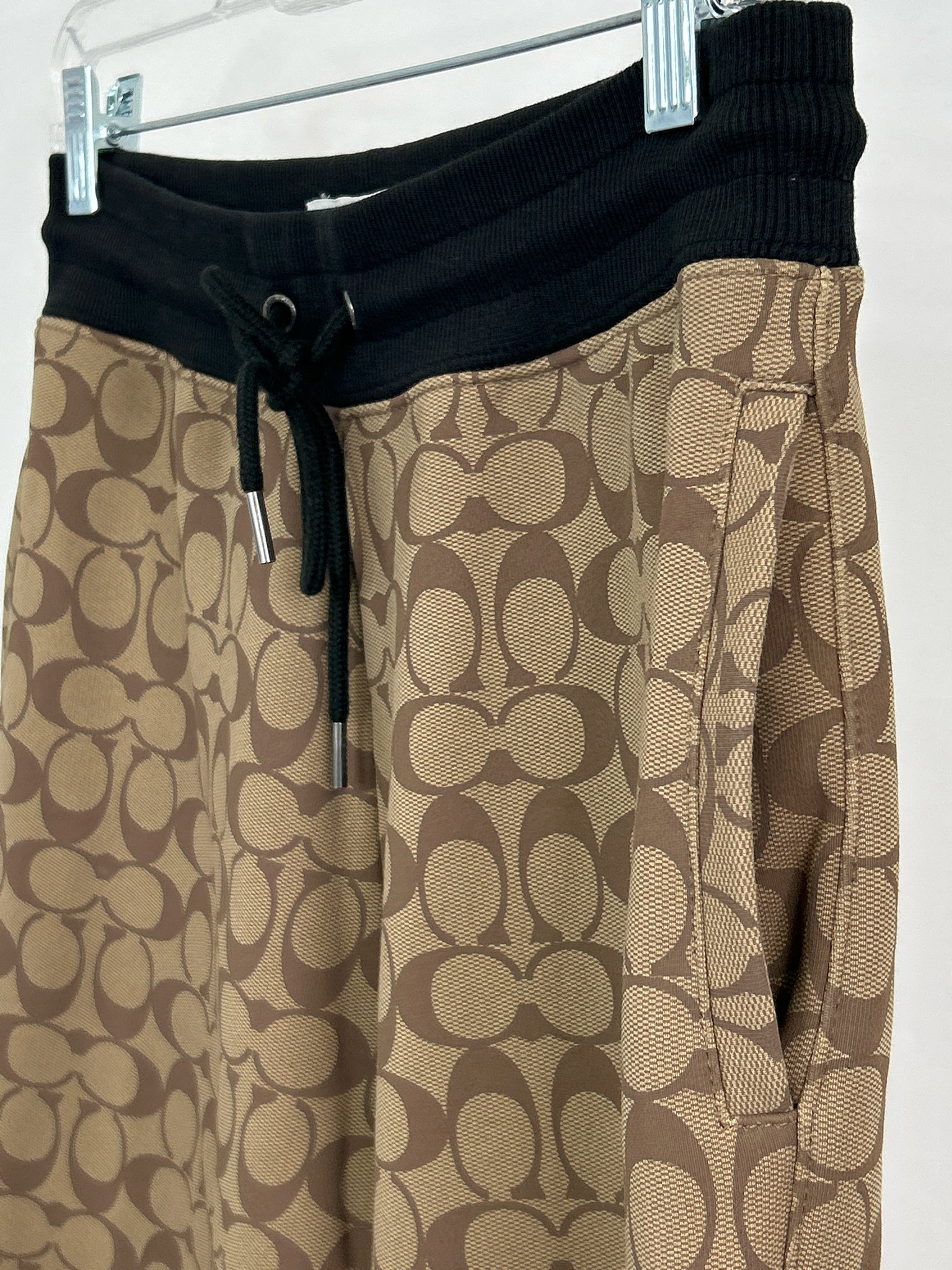 COACH Size S Brown and Black Women Pants