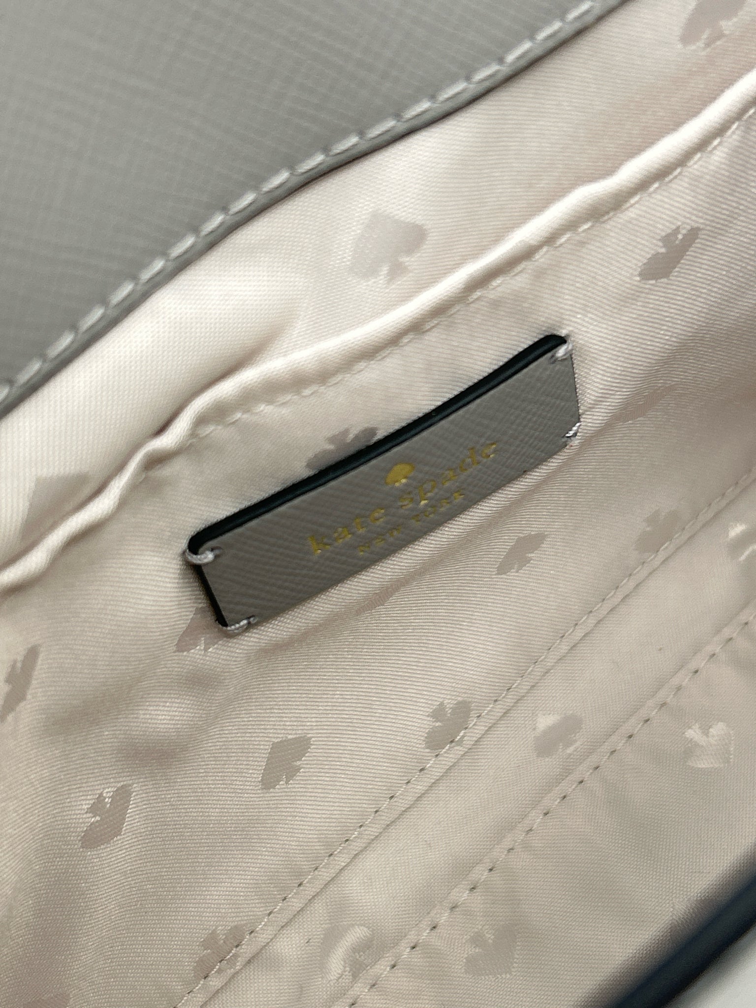KATE SPADE WHITE AND GRAY Women Purse