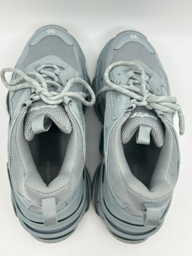 BALENCIAGA Size 39 Baby Blue Sneakers