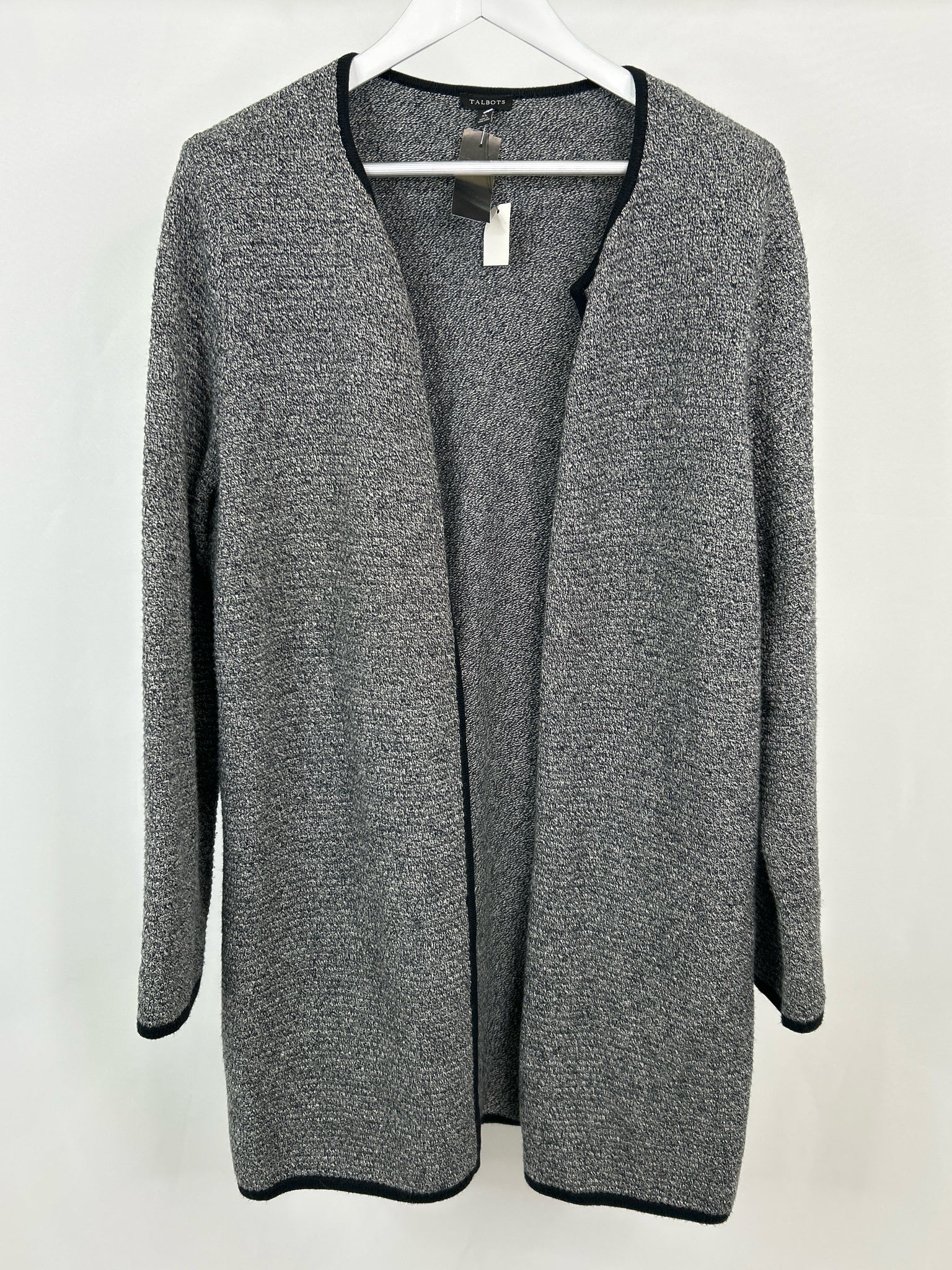 TALBOTS Size XL Black Women Cardigan NWT