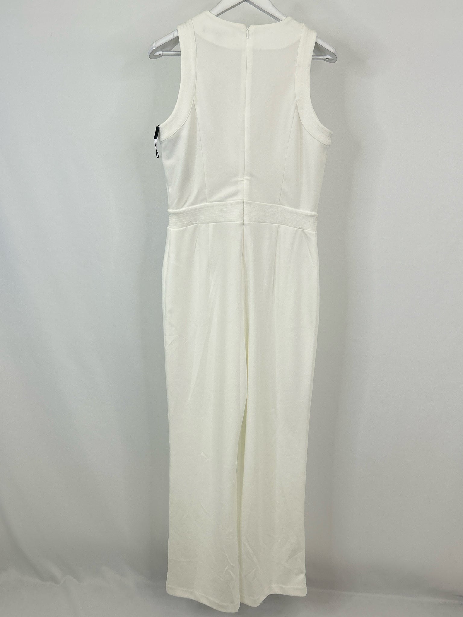 White House Black Market Size 10 ecru Women Jumpsuit