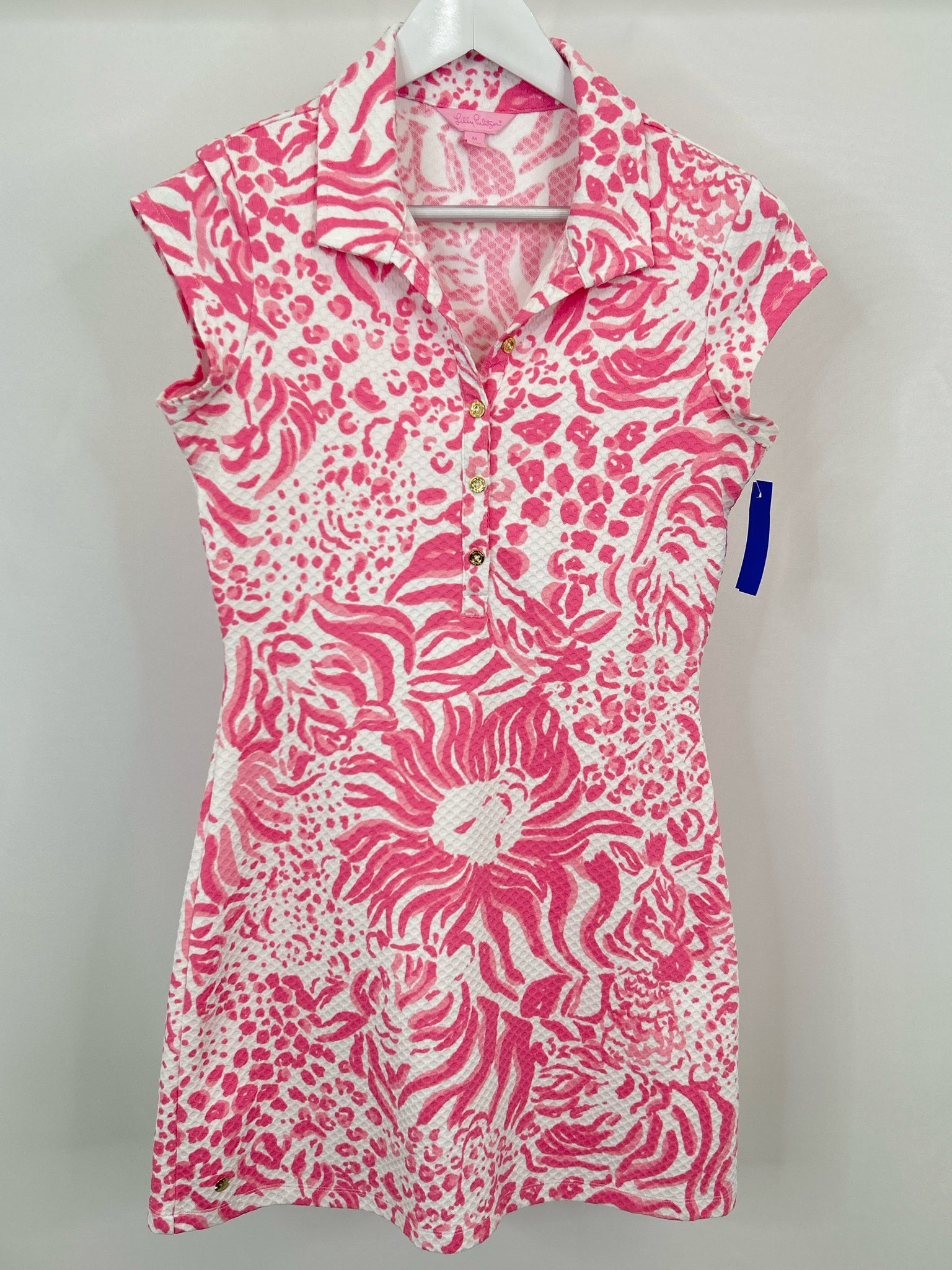 LILLY PULITZER Size M Pink Print Women Dress