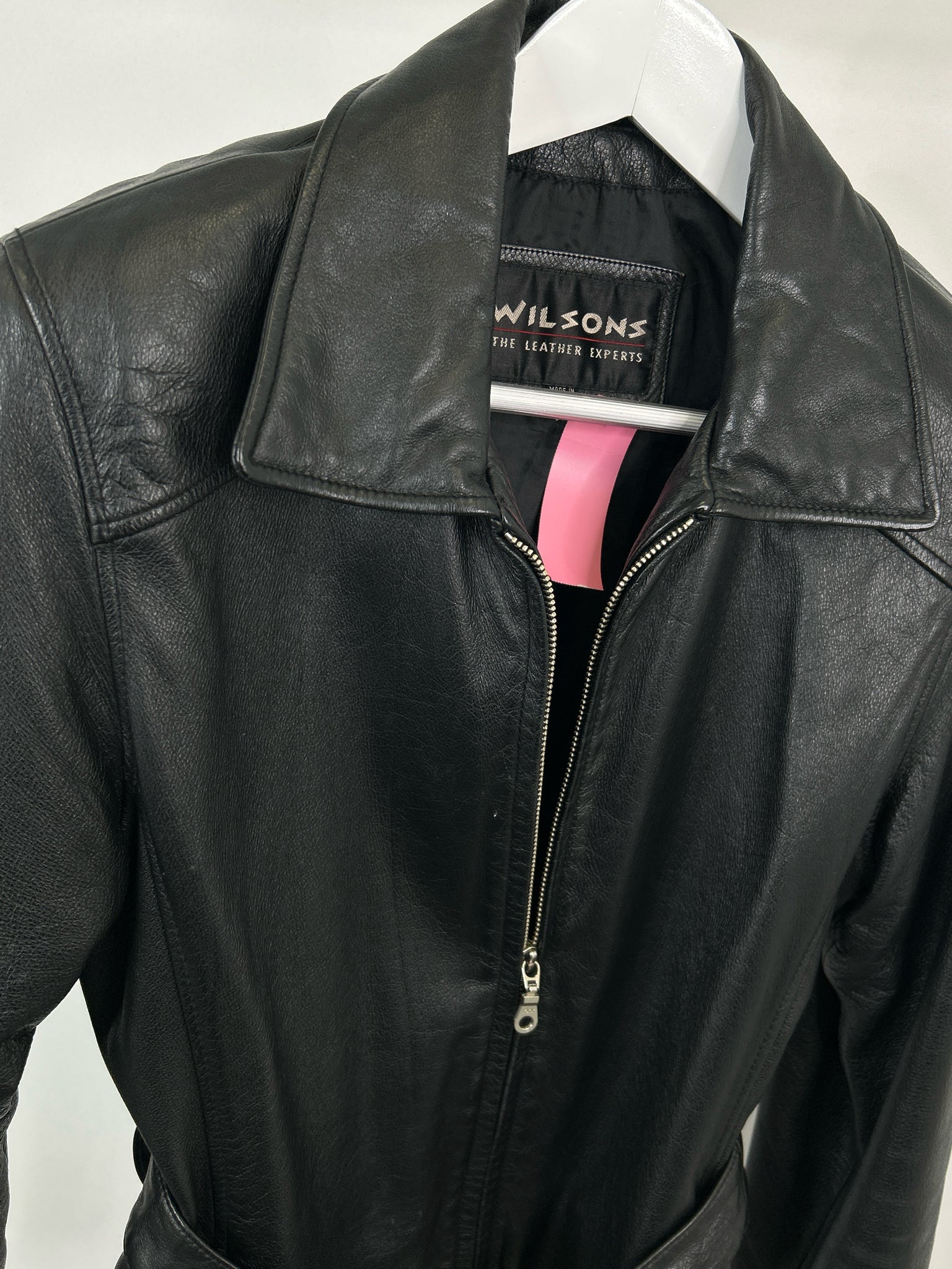 WILSONS LEATHER Size S Black Women Jacket
