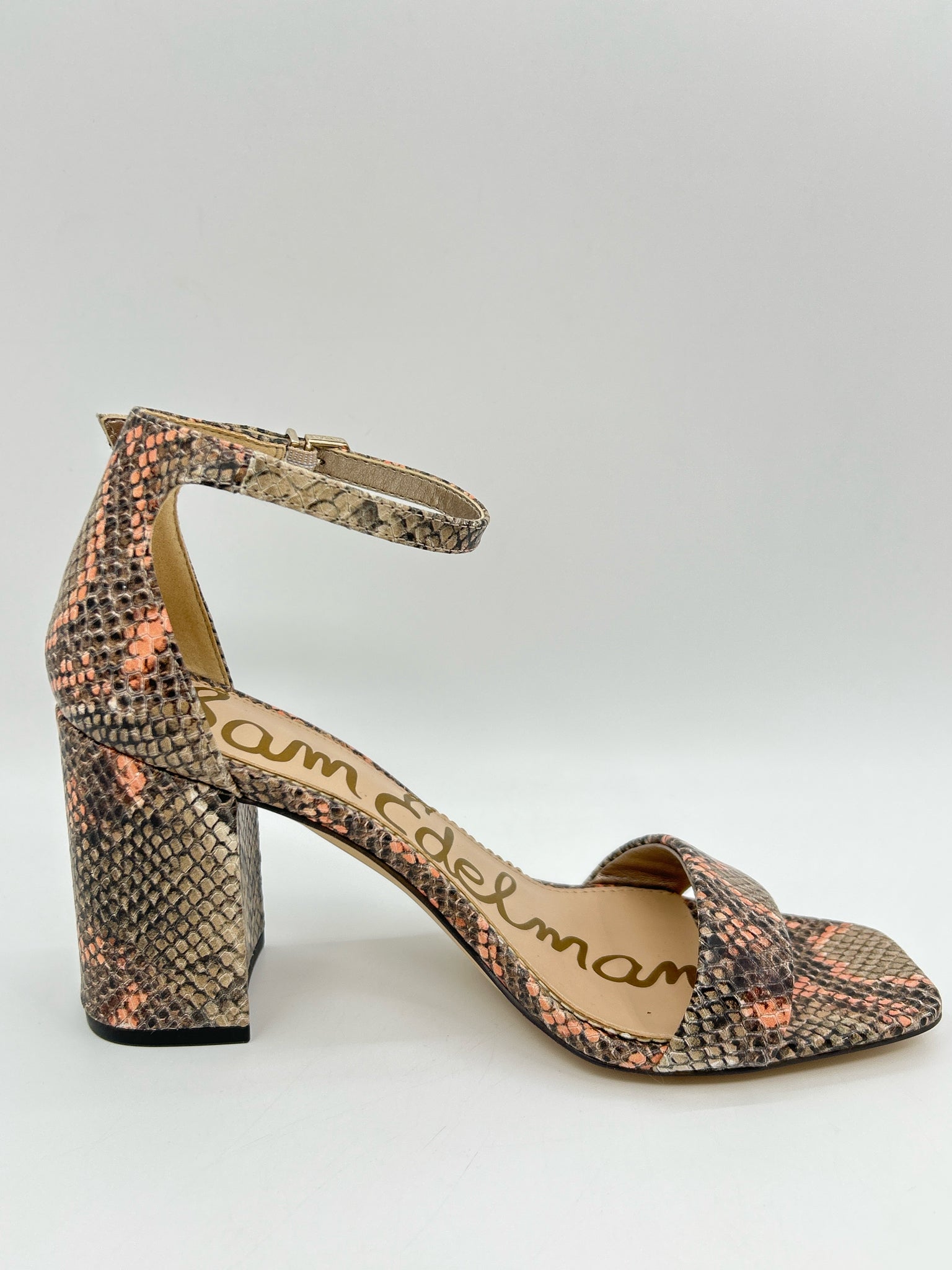 SAM EDELMAN Size 8 Animal Print Women Sandal