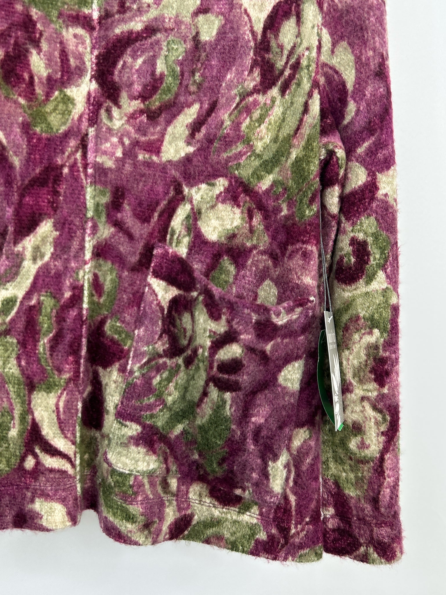 HABITAT Size S Fuschia Floral Women Sweater NWT