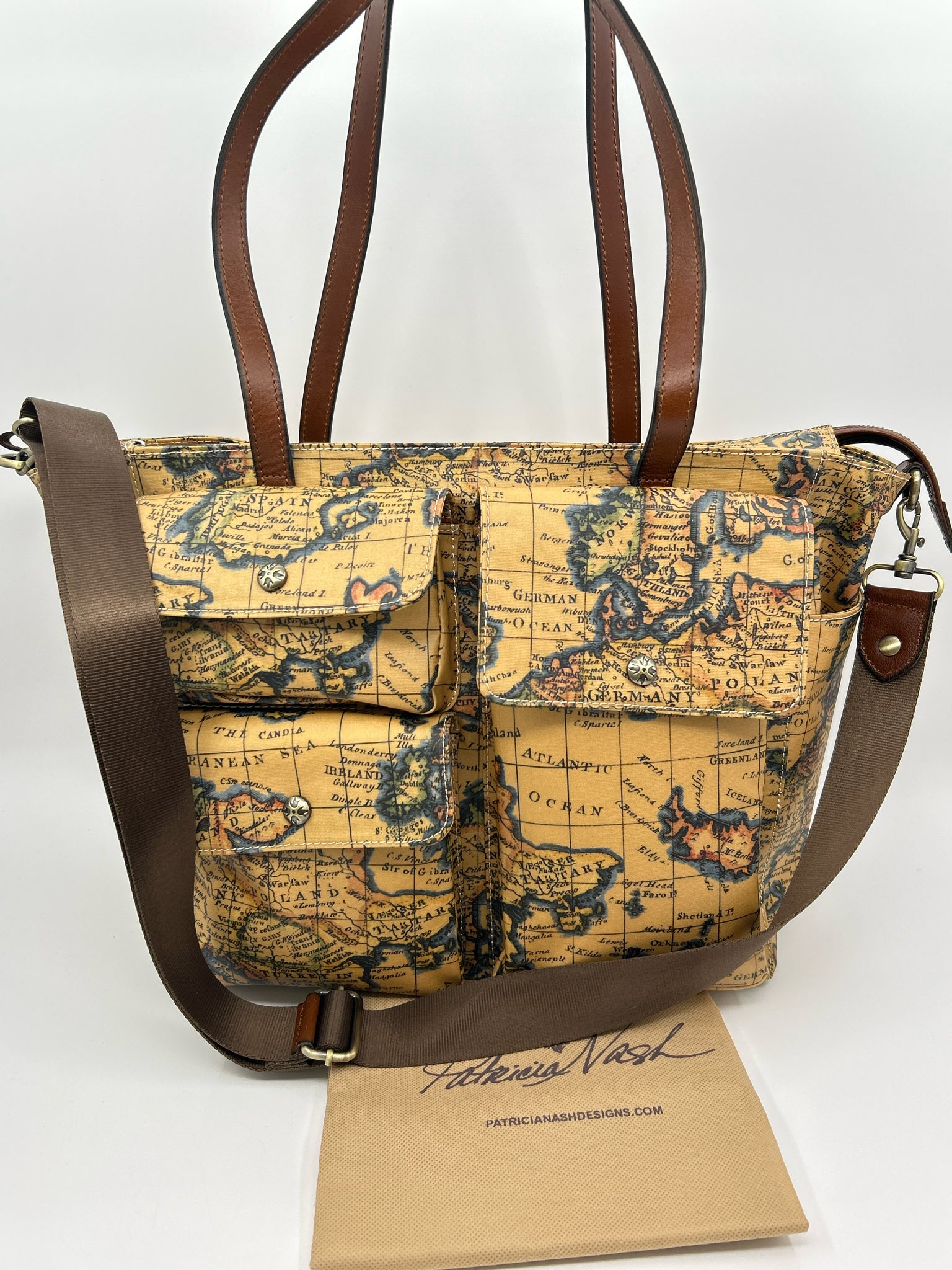 PATRICIA NASH TAN PRINT Women Tote