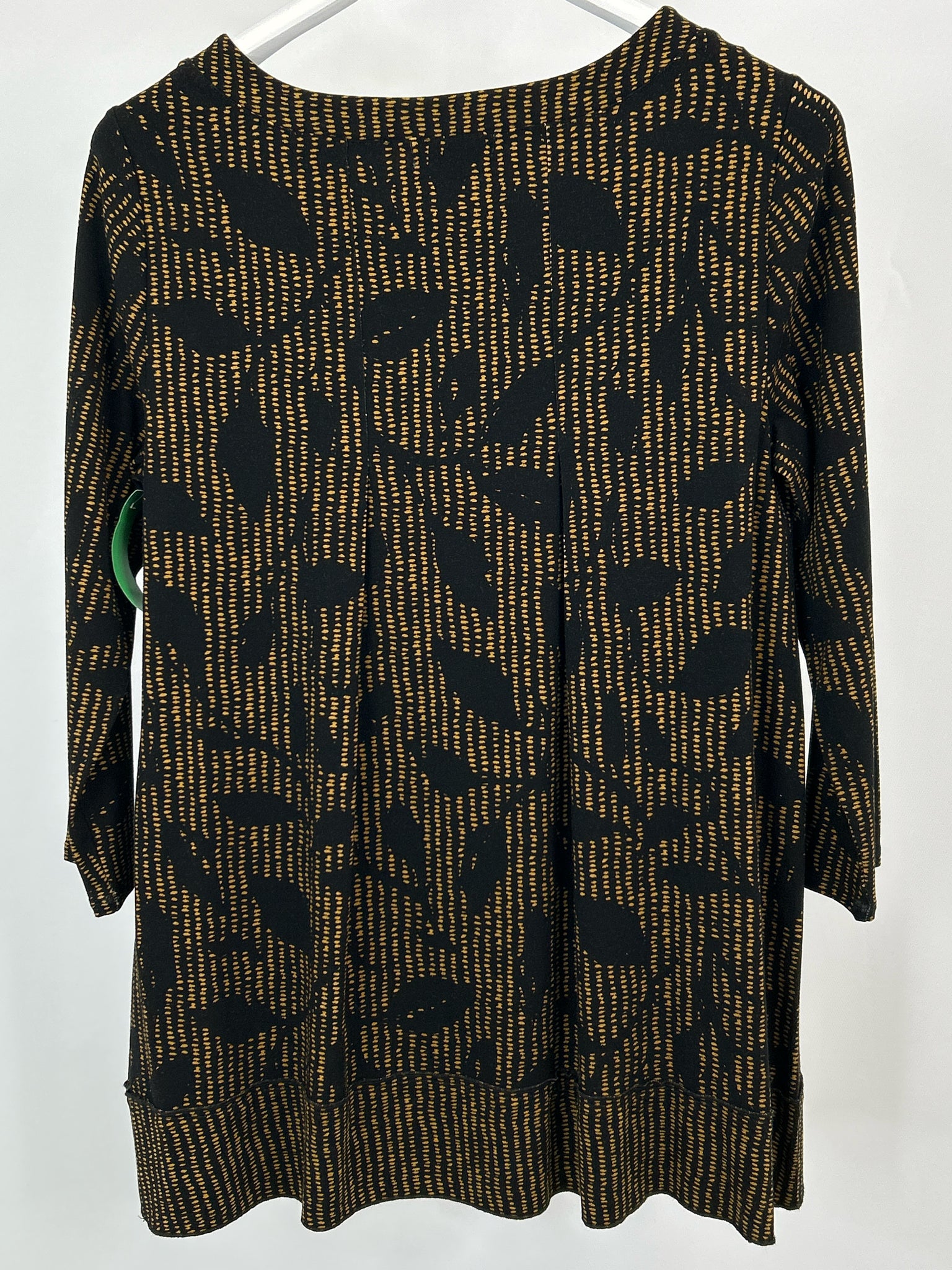 HABITAT Size S BLACK AND GOLD Women Tunic