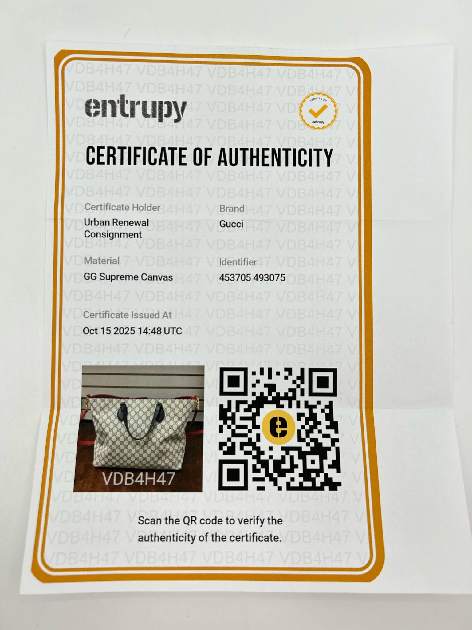 GUCCI NAVY AND RED Women Tote